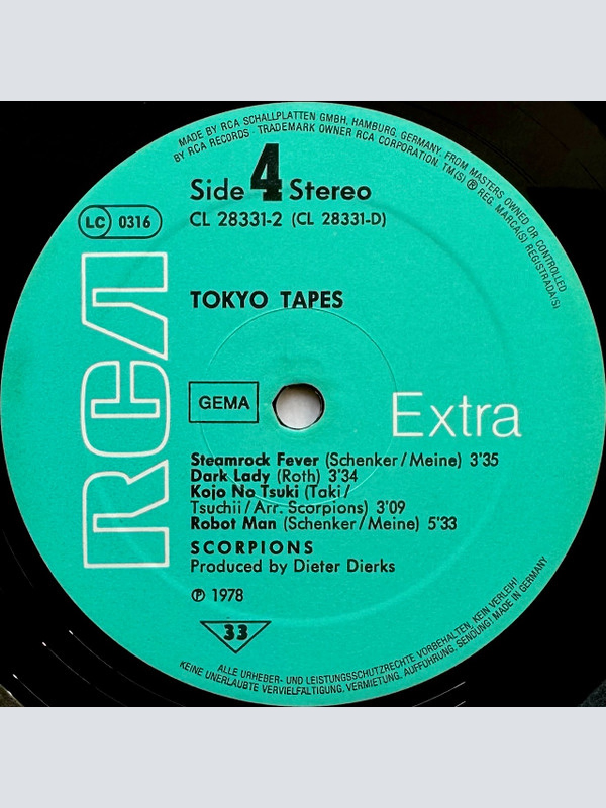 Vinyl / Scorpions - Tokyo Tapes