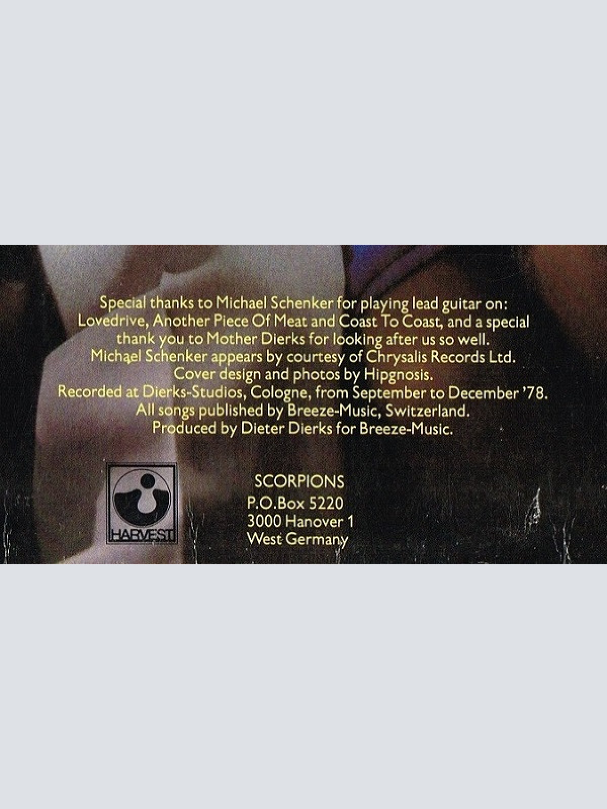 Vinyl / Scorpions - Lovedrive