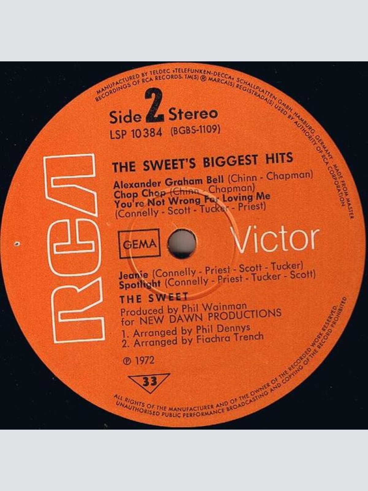 Vinyl / The Sweet - The Sweet's Biggest Hits