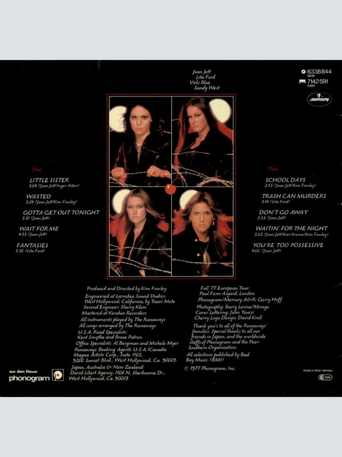 Vinyl / The Runaways - Waitin' For The Night