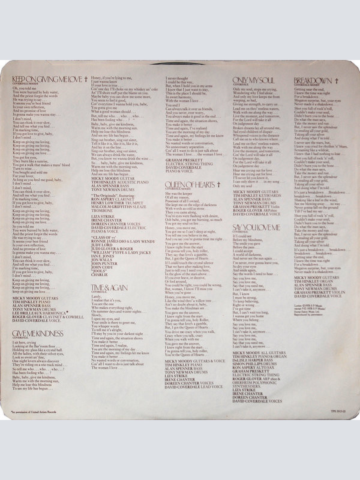 Vinyl / David Coverdale - Northwinds