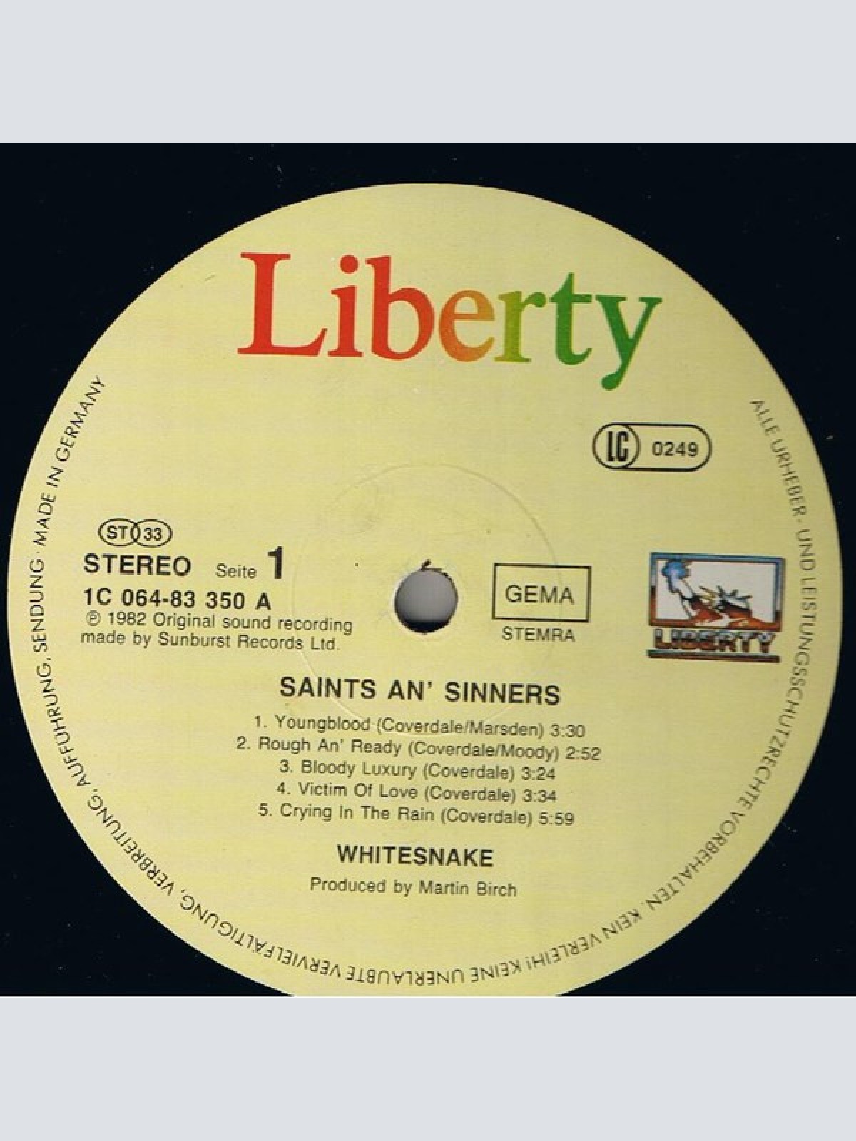 Vinyl / Whitesnake - Saints & Sinners