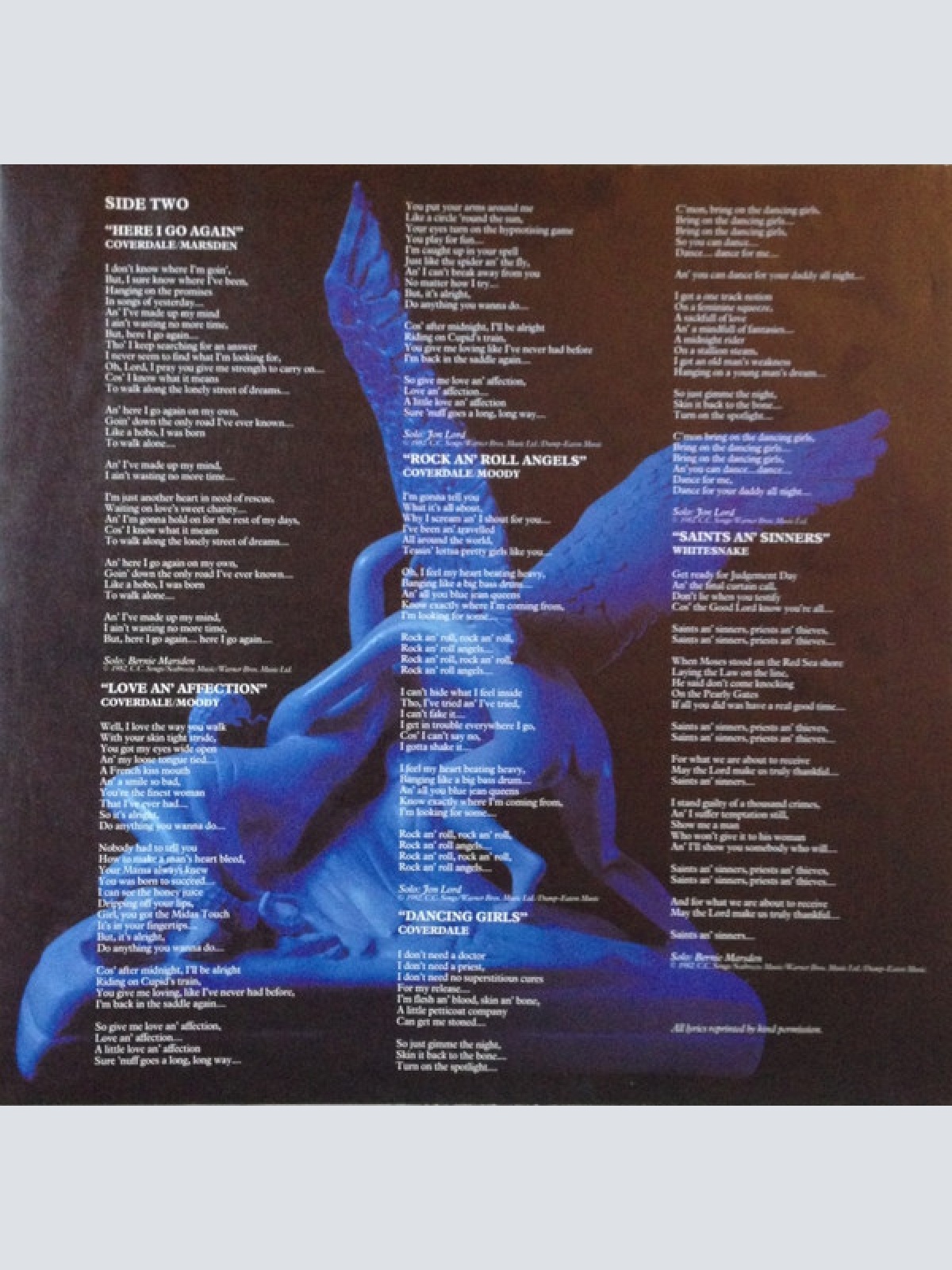 Vinyl / Whitesnake - Saints & Sinners