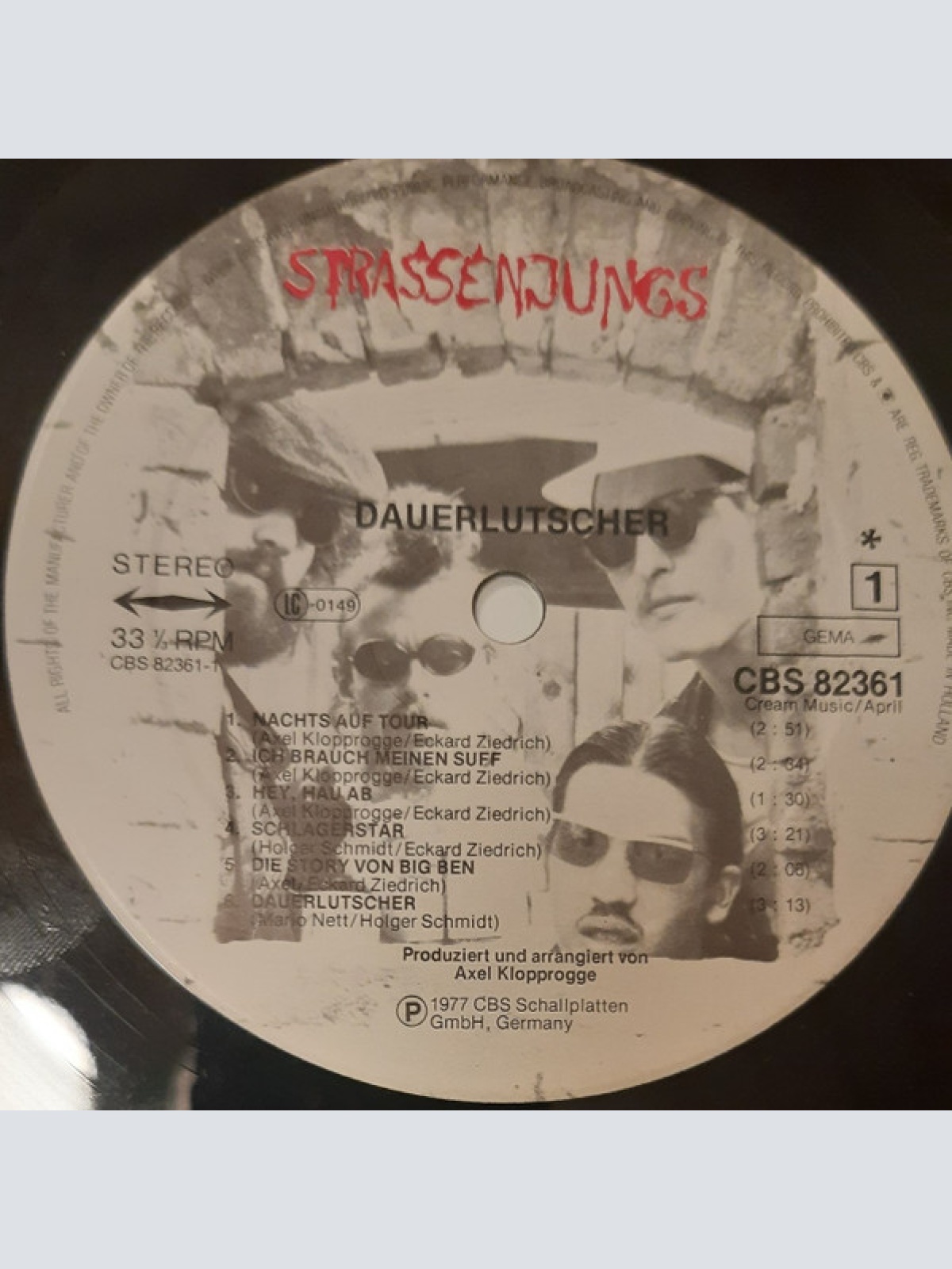 Vinyl / Strassenjungs - Dauerlutscher