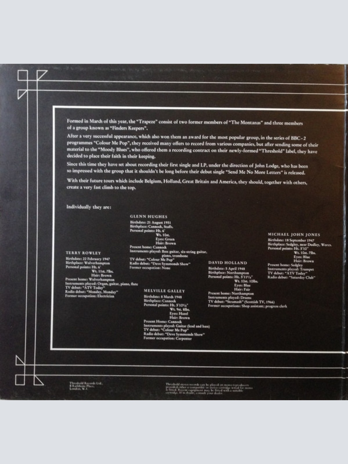 Vinyl / Trapeze - Trapeze