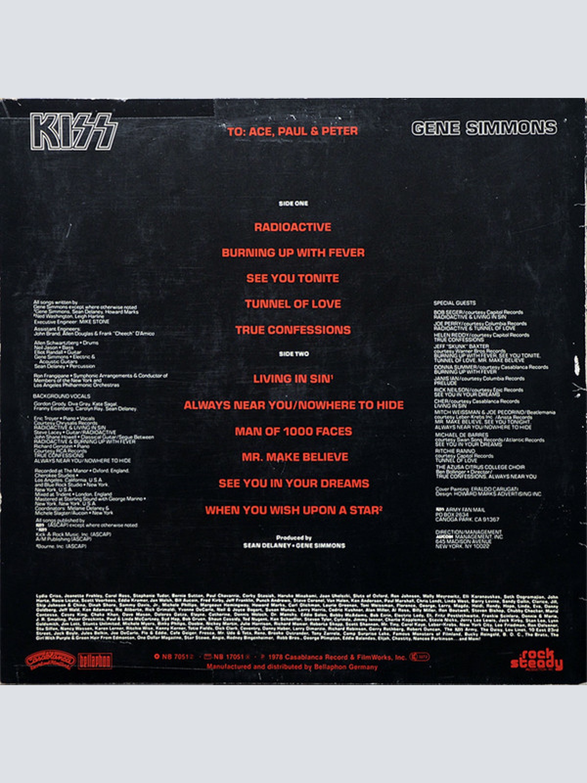 Vinyl / Kiss, Gene Simmons - Gene Simmons