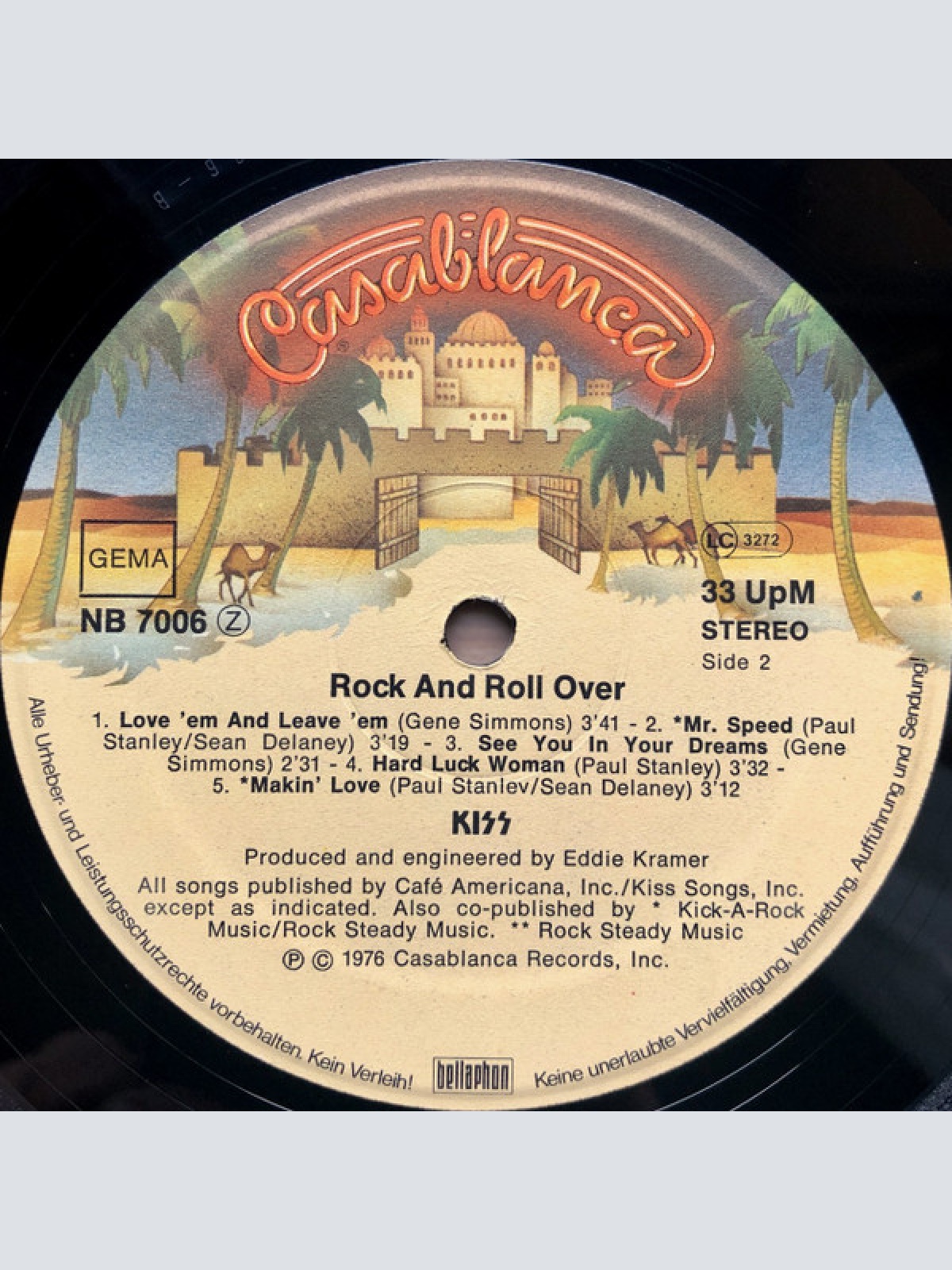 Vinyl / Kiss - Rock And Roll Over