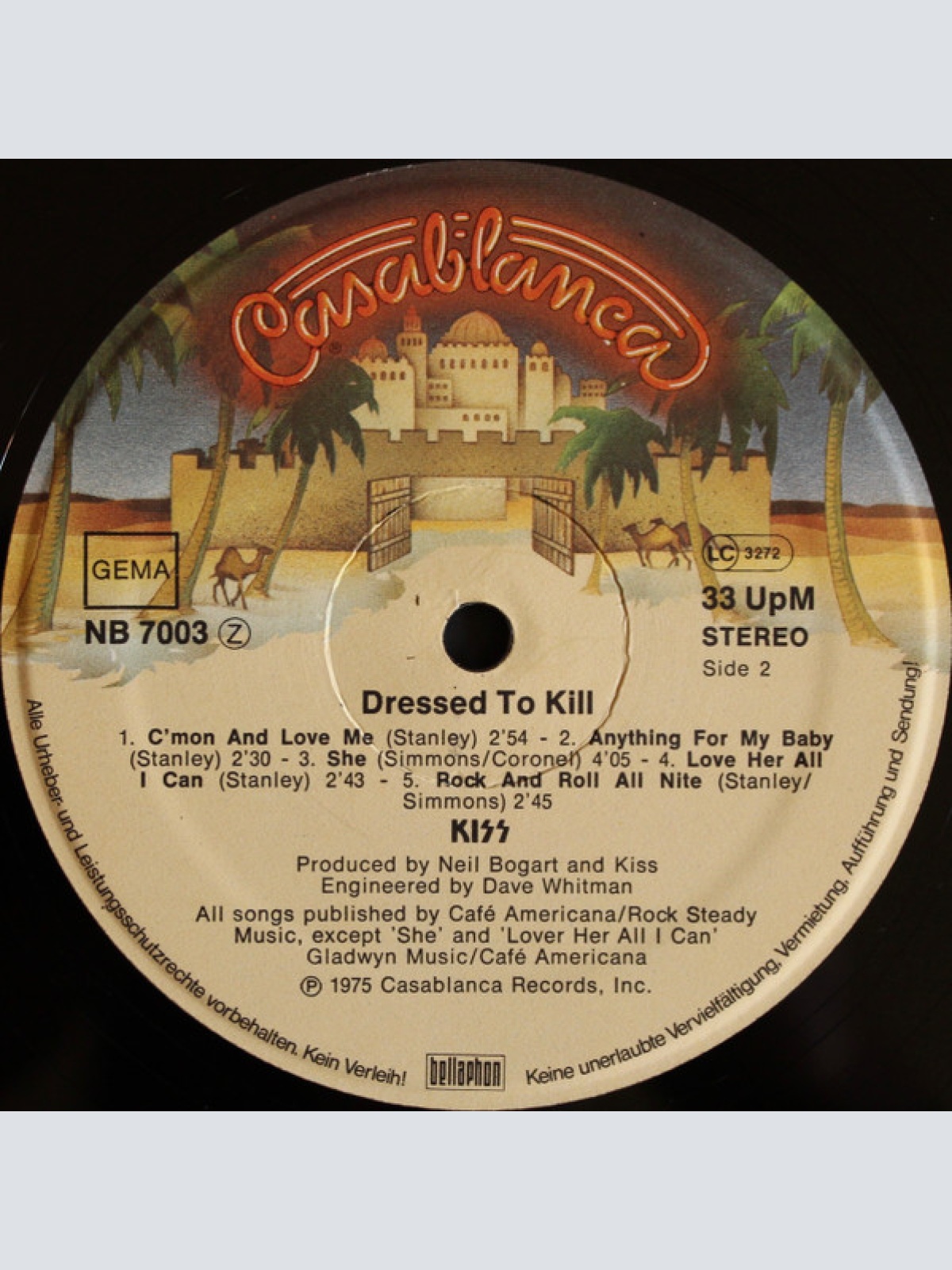 Vinyl / Kiss - Dressed To Kill