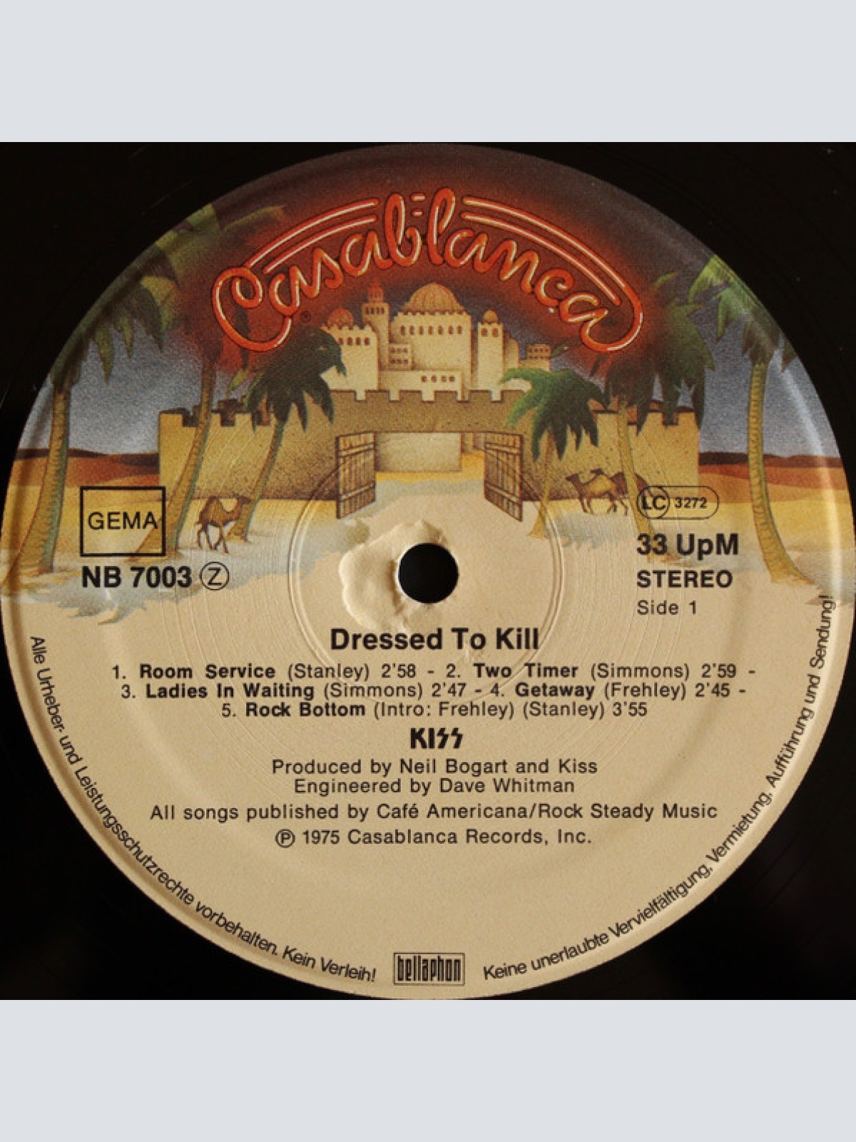 Vinyl / Kiss - Dressed To Kill