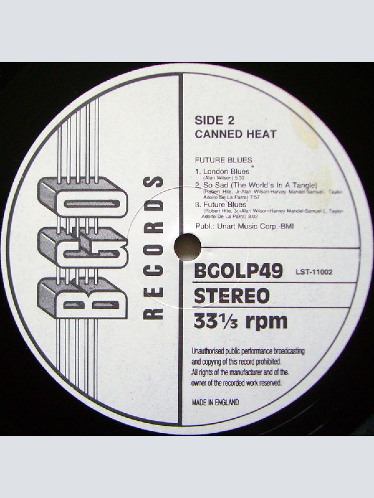 Vinyl / Canned Heat - Future Blues