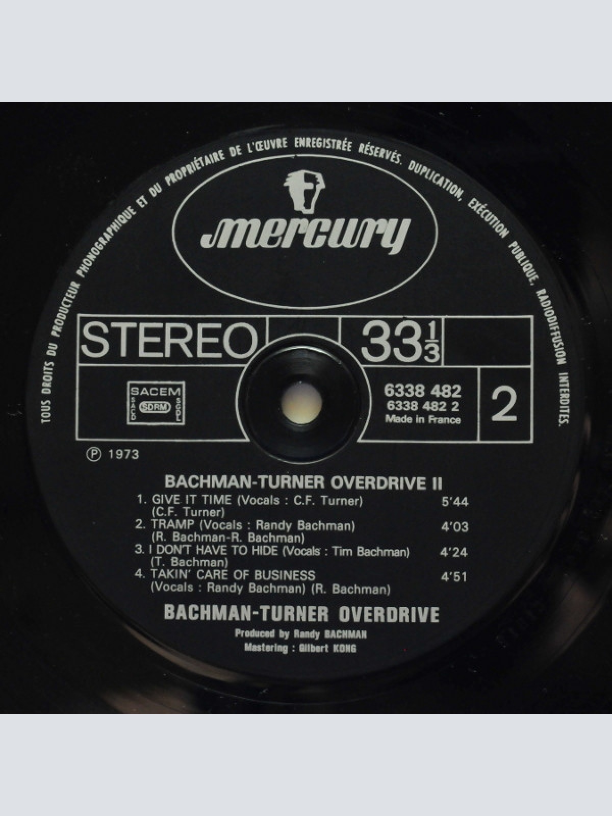 Vinyl / Bachman-Turner Overdrive - Bachman-Turner Overdrive II