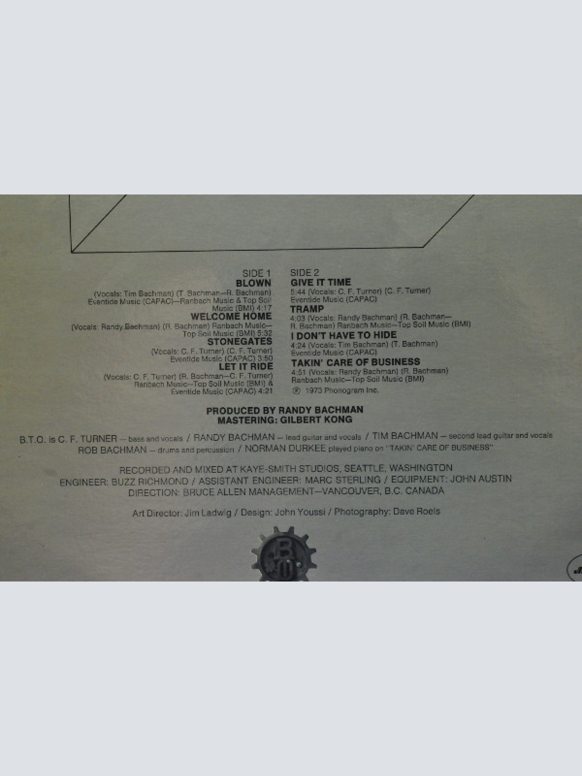 Vinyl / Bachman-Turner Overdrive - Bachman-Turner Overdrive II