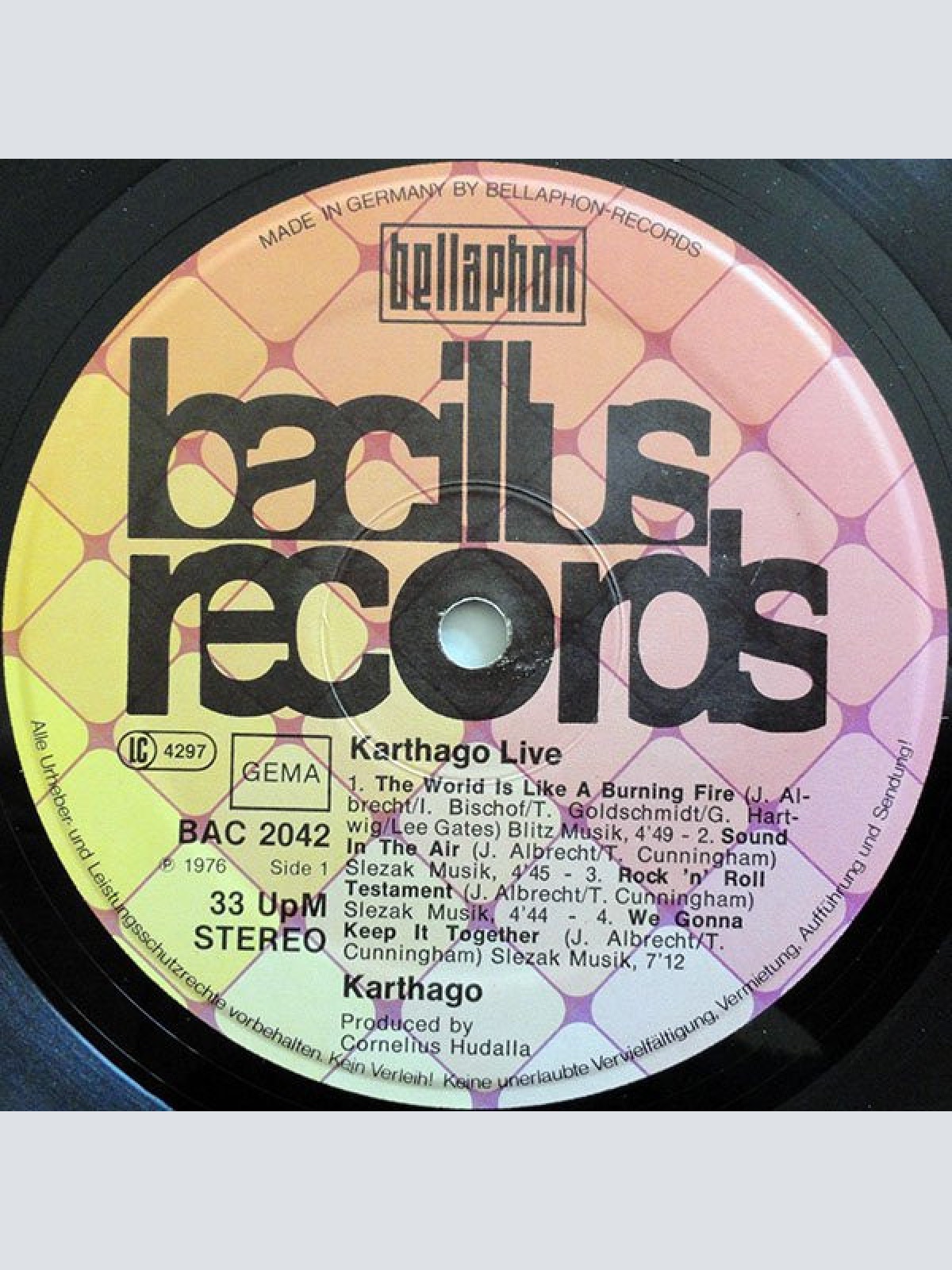 Vinyl / Karthago - Live