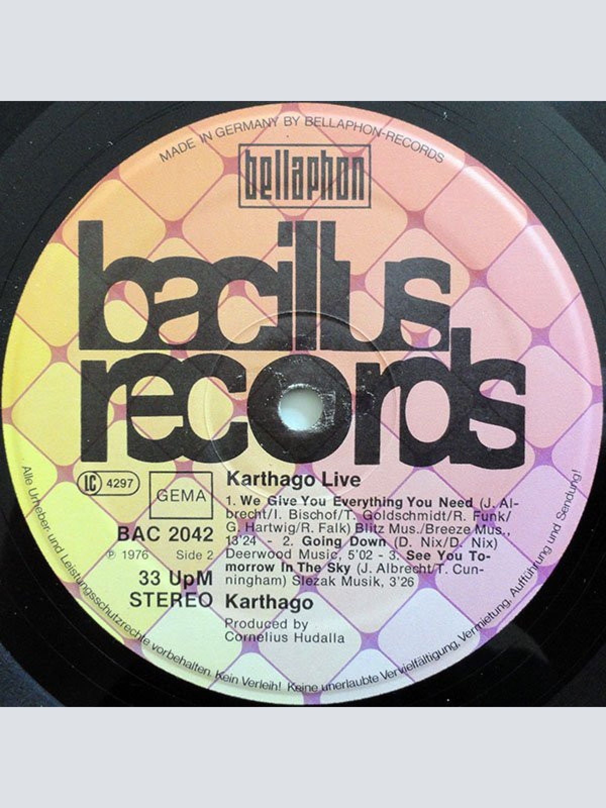 Vinyl / Karthago - Live