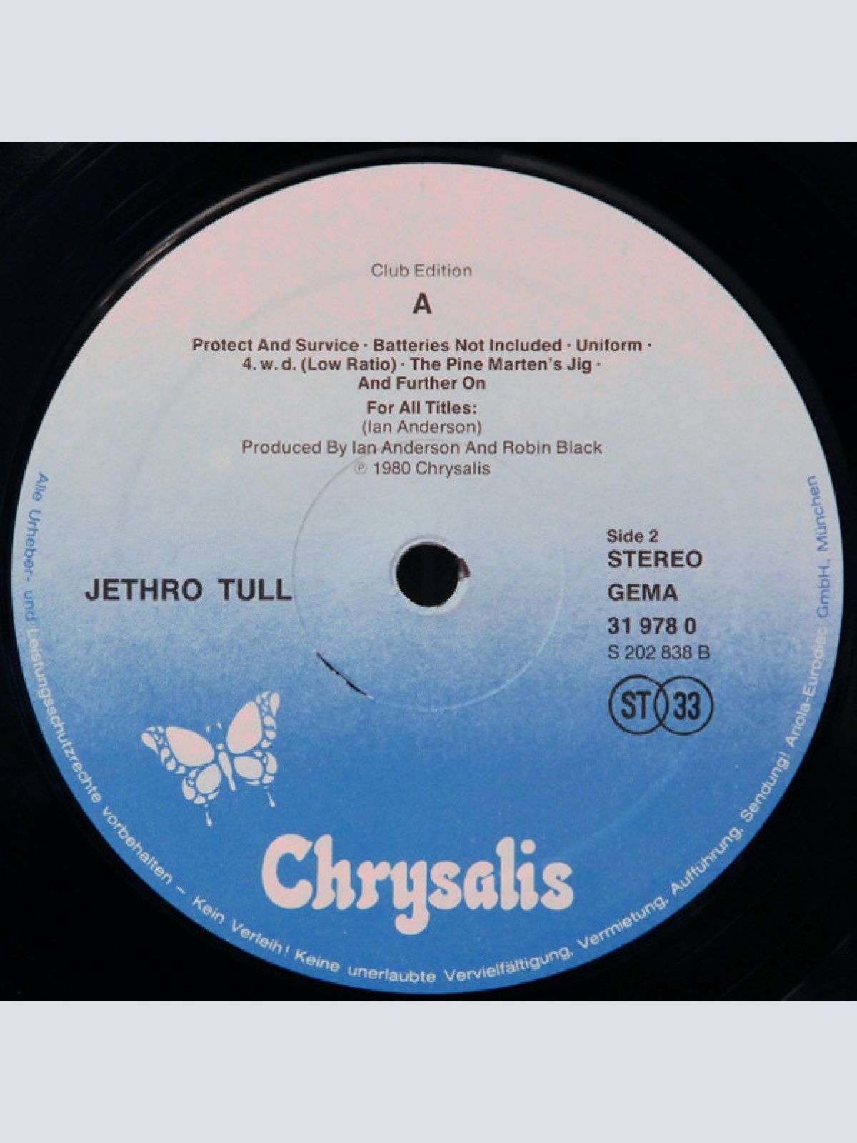Vinyl / Jethro Tull - A