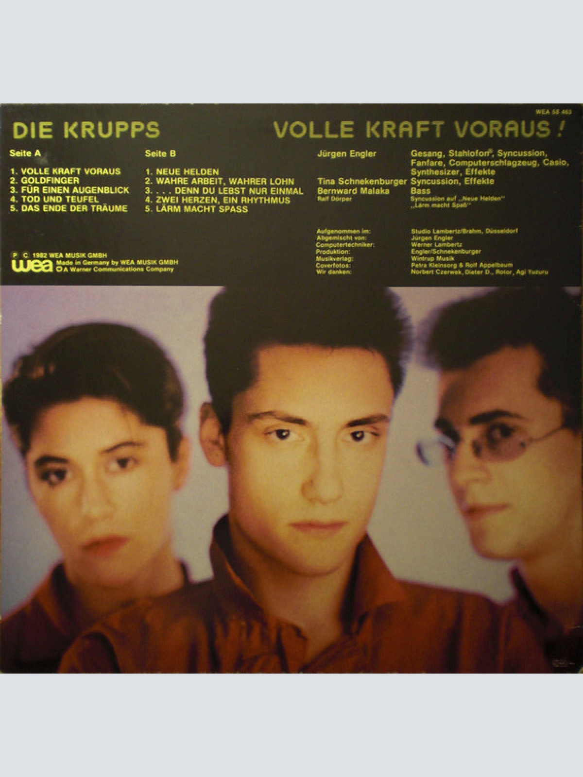 Vinyl / Die Krupps - Volle Kraft Voraus!