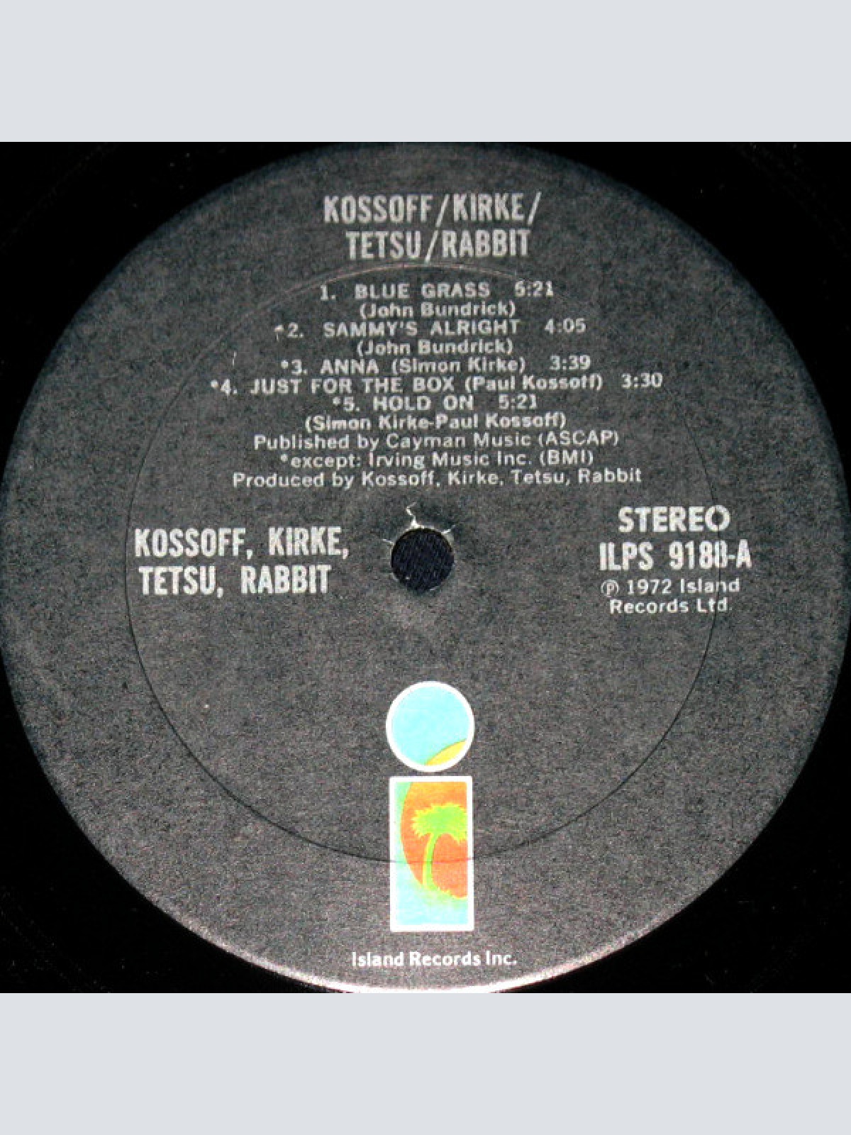 Vinyl / Kossoff/Kirke/Tetsu/Rabbit* - Kossoff/Kirke/Tetsu/Rabbit