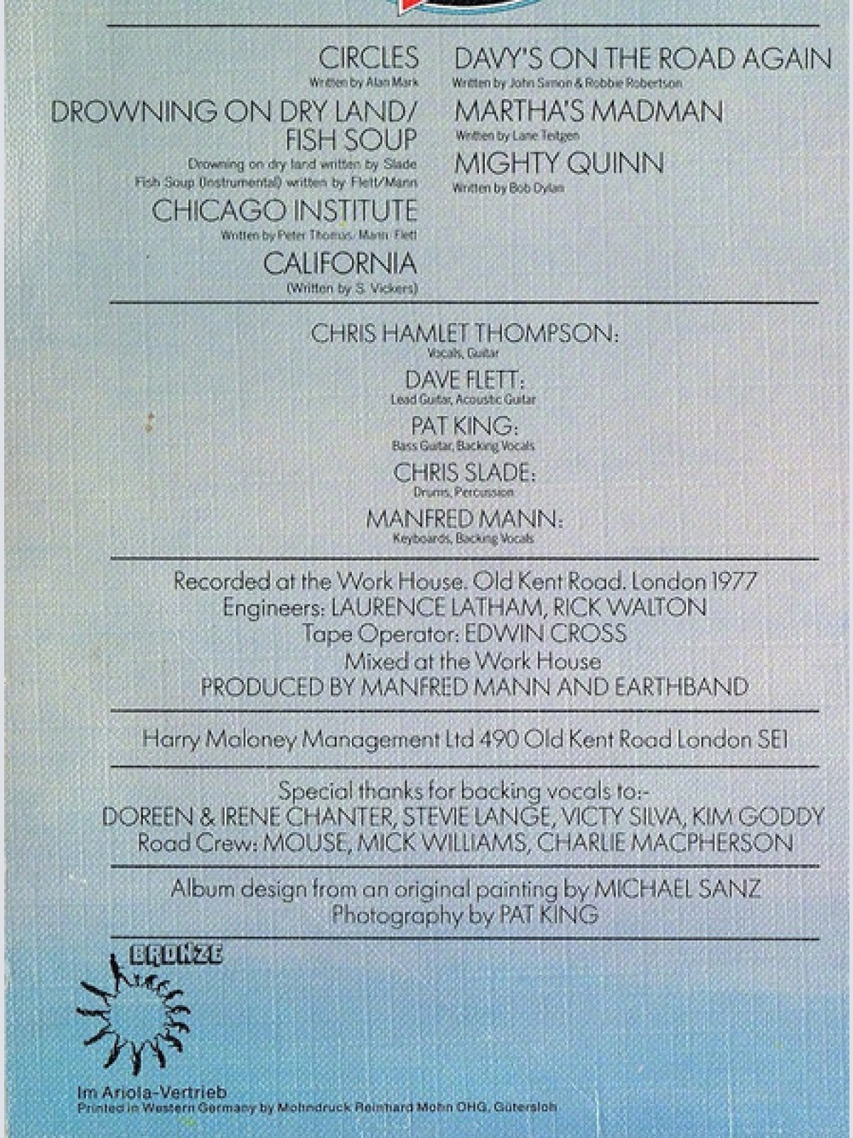 Vinyl / Manfred Mann's Earth Band - Watch