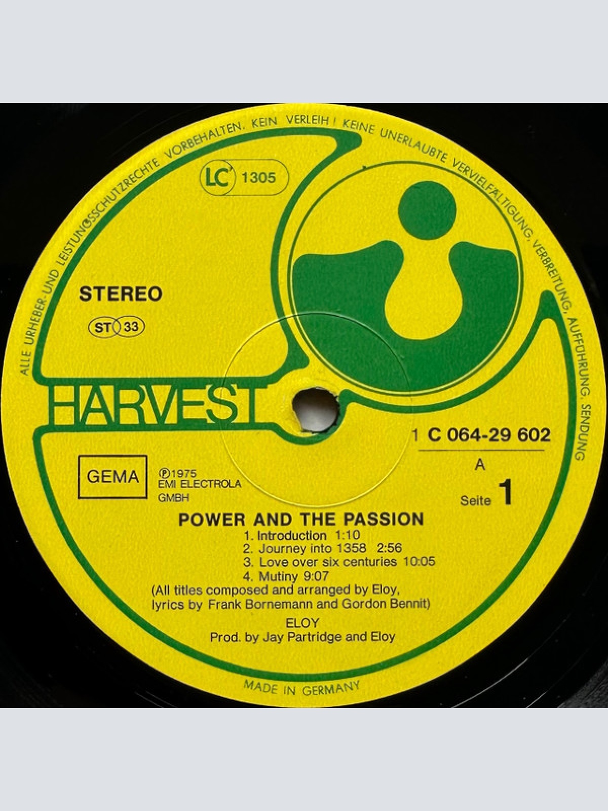 Vinyl / Eloy - Power And The Passion