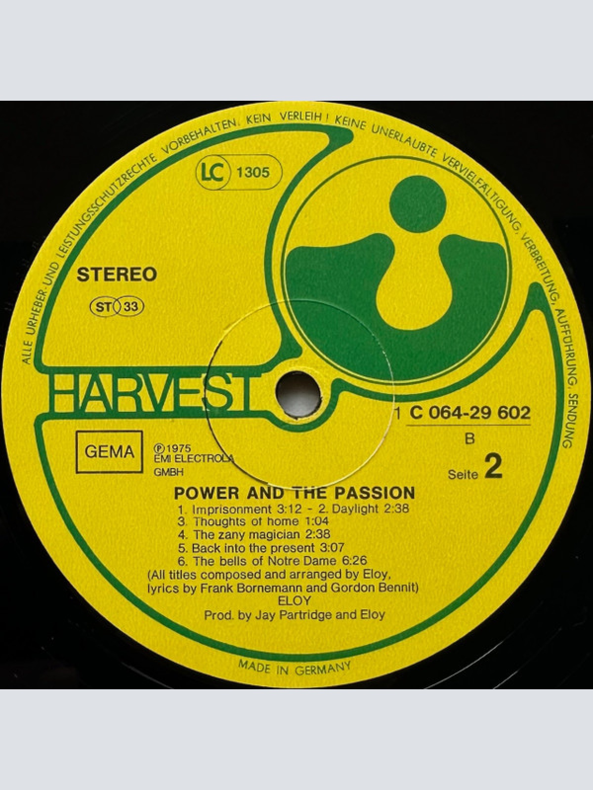 Vinyl / Eloy - Power And The Passion
