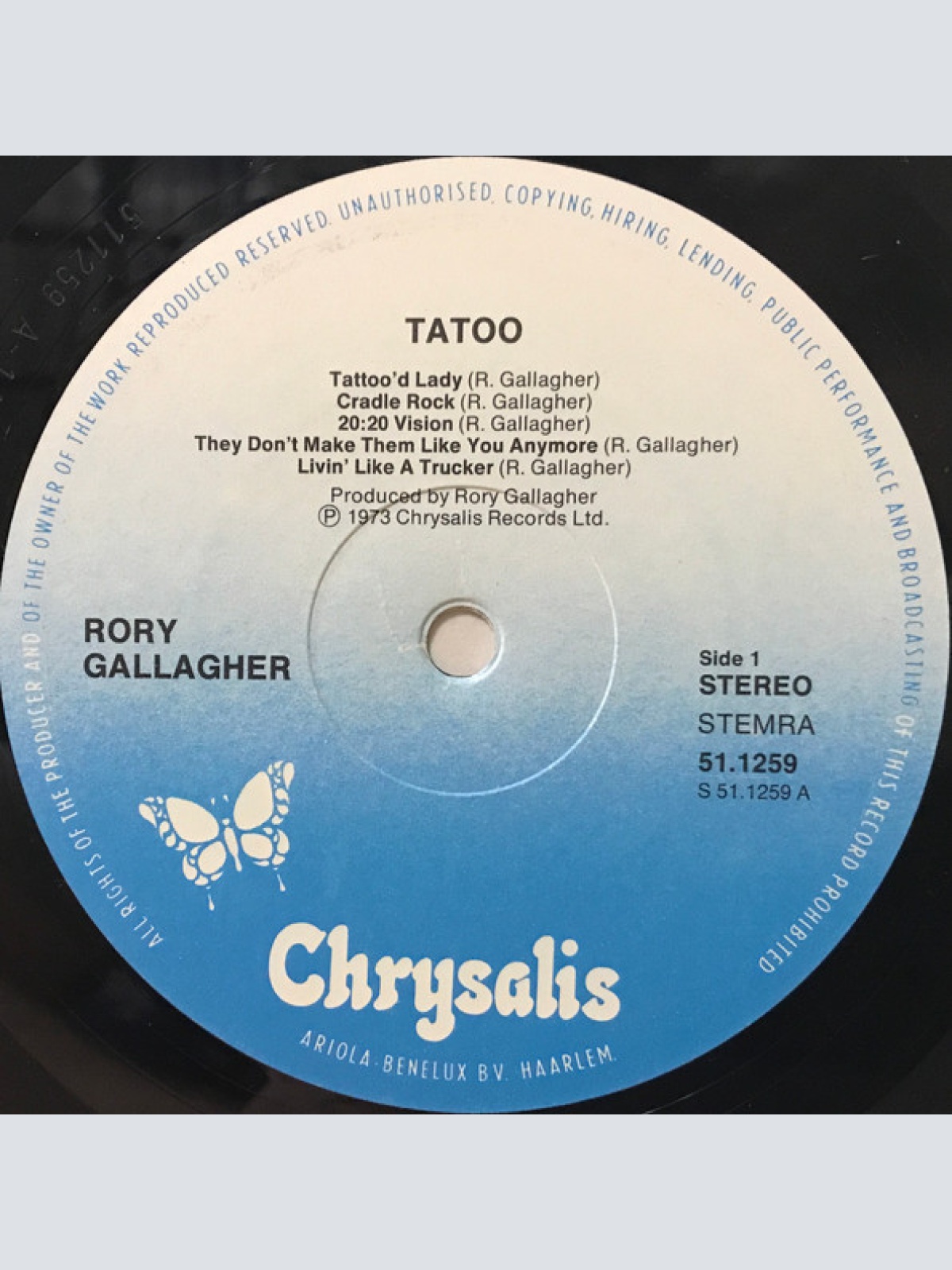 Vinyl / Rory Gallagher - Tattoo