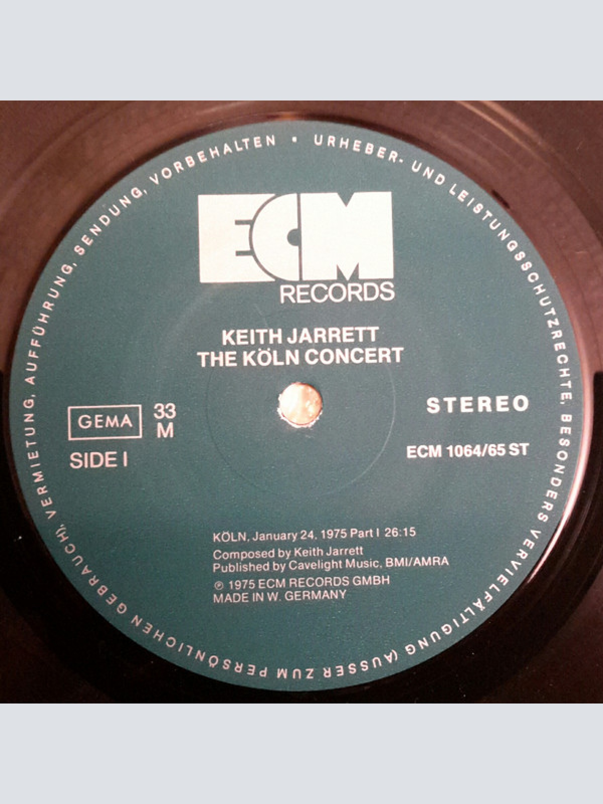 Vinyl / Keith Jarrett - The Köln Concert