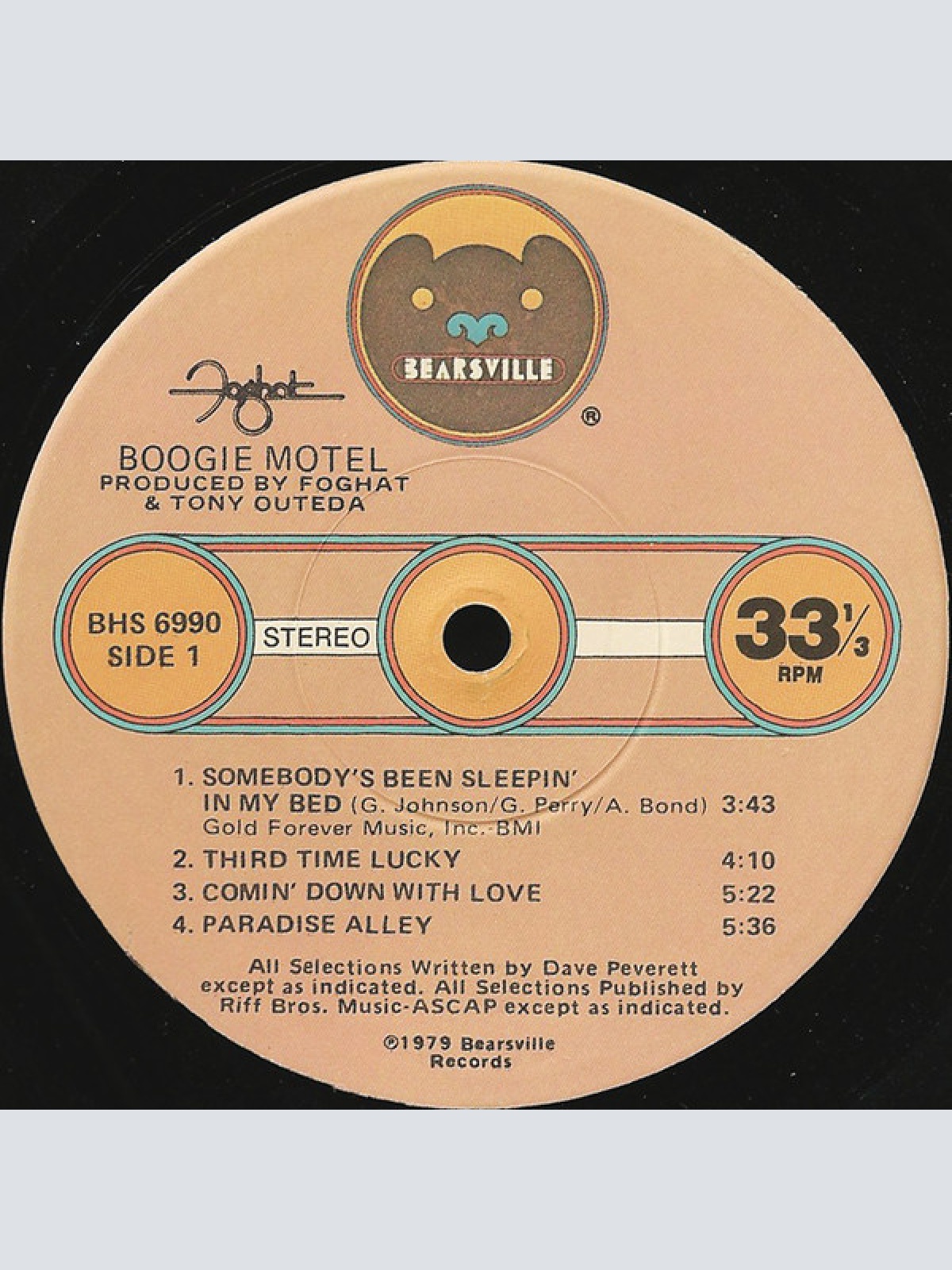 Vinyl / Foghat - Boogie Motel
