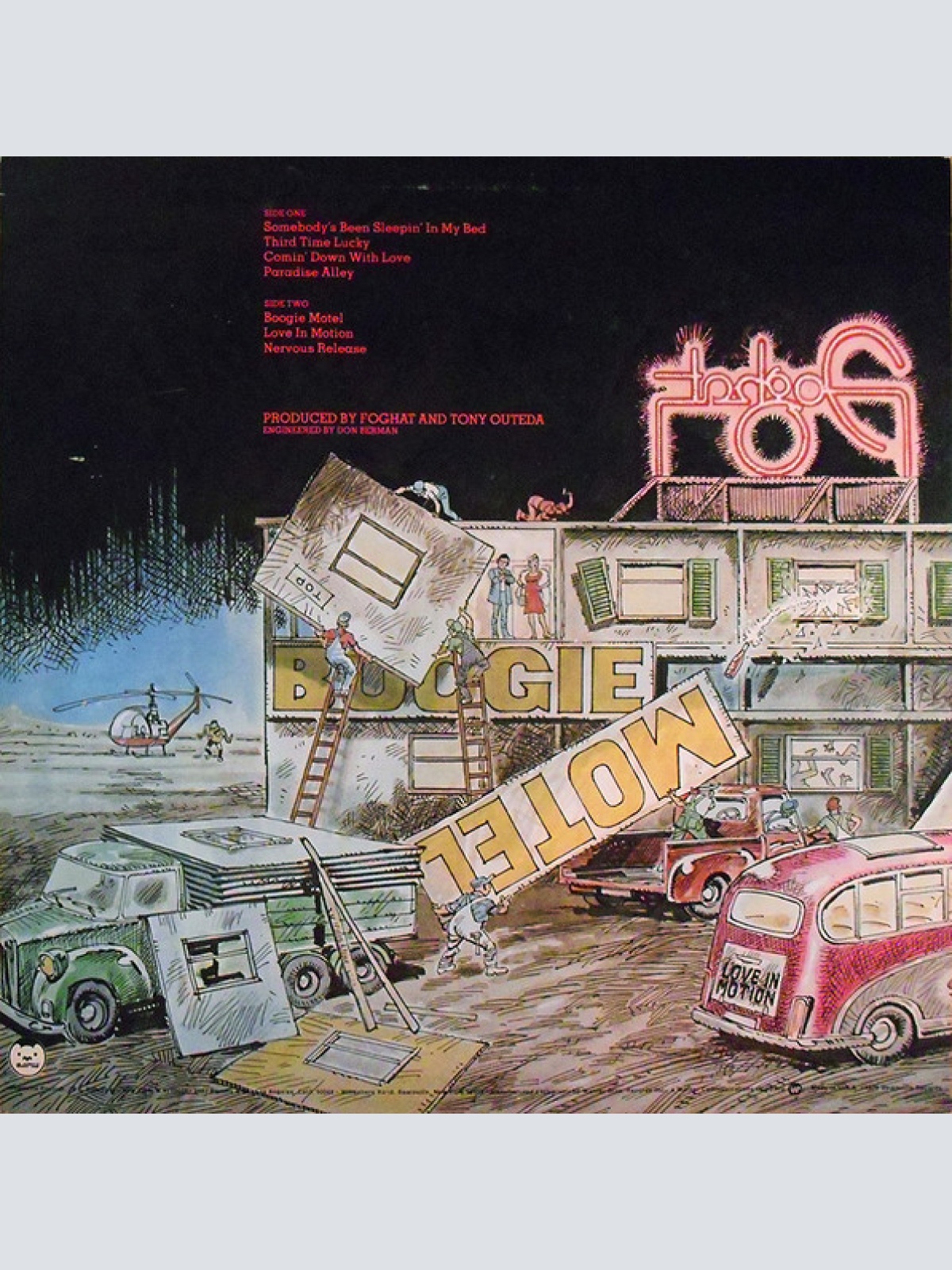 Vinyl / Foghat - Boogie Motel