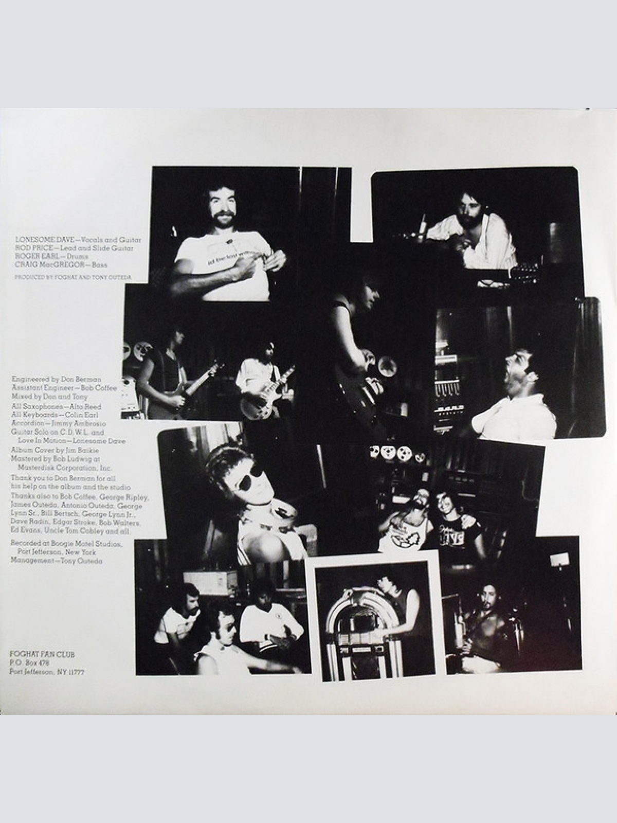 Vinyl / Foghat - Boogie Motel