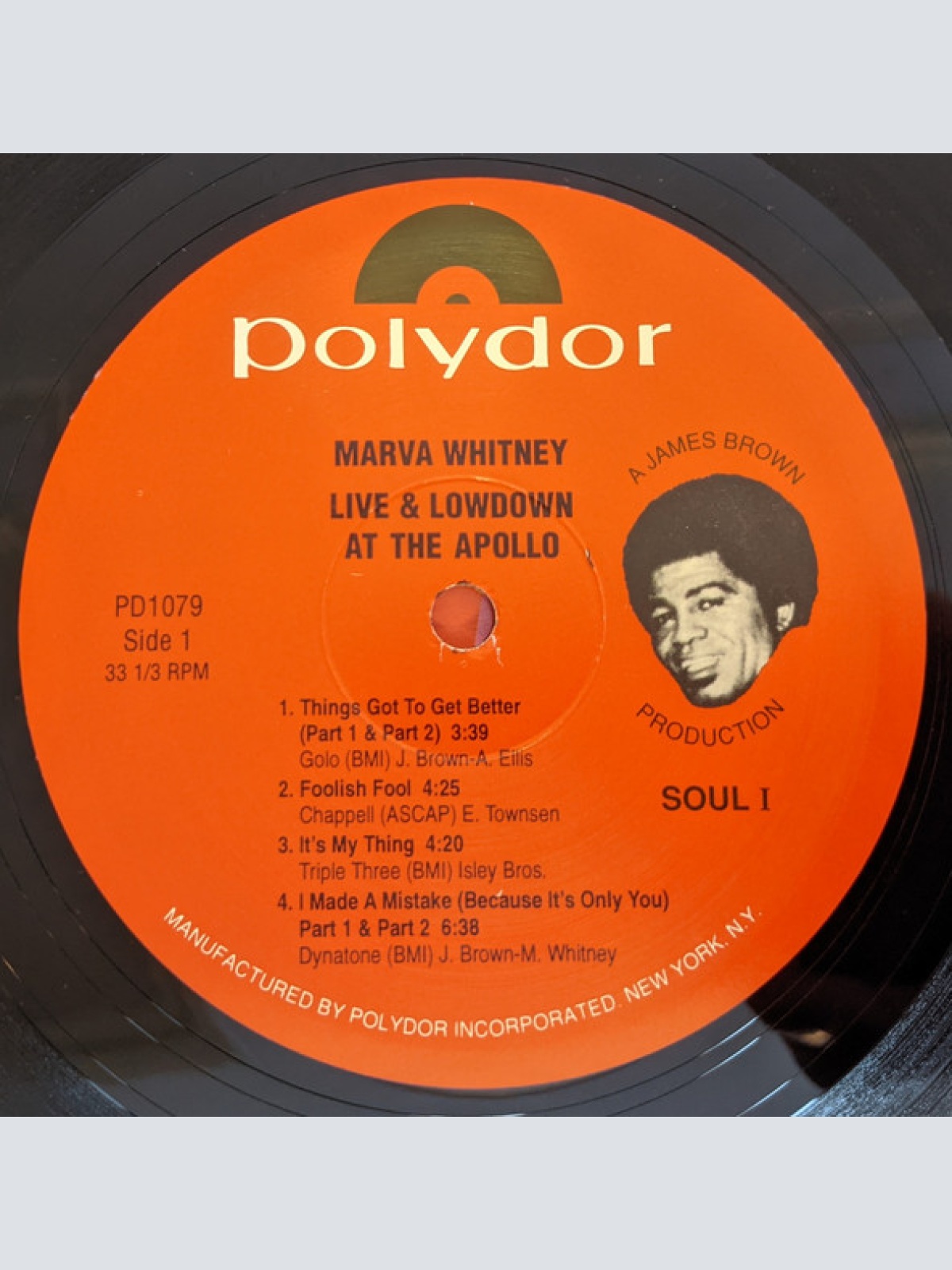 Vinyl / Marva Whitney - Live And Lowdown At The Apollo