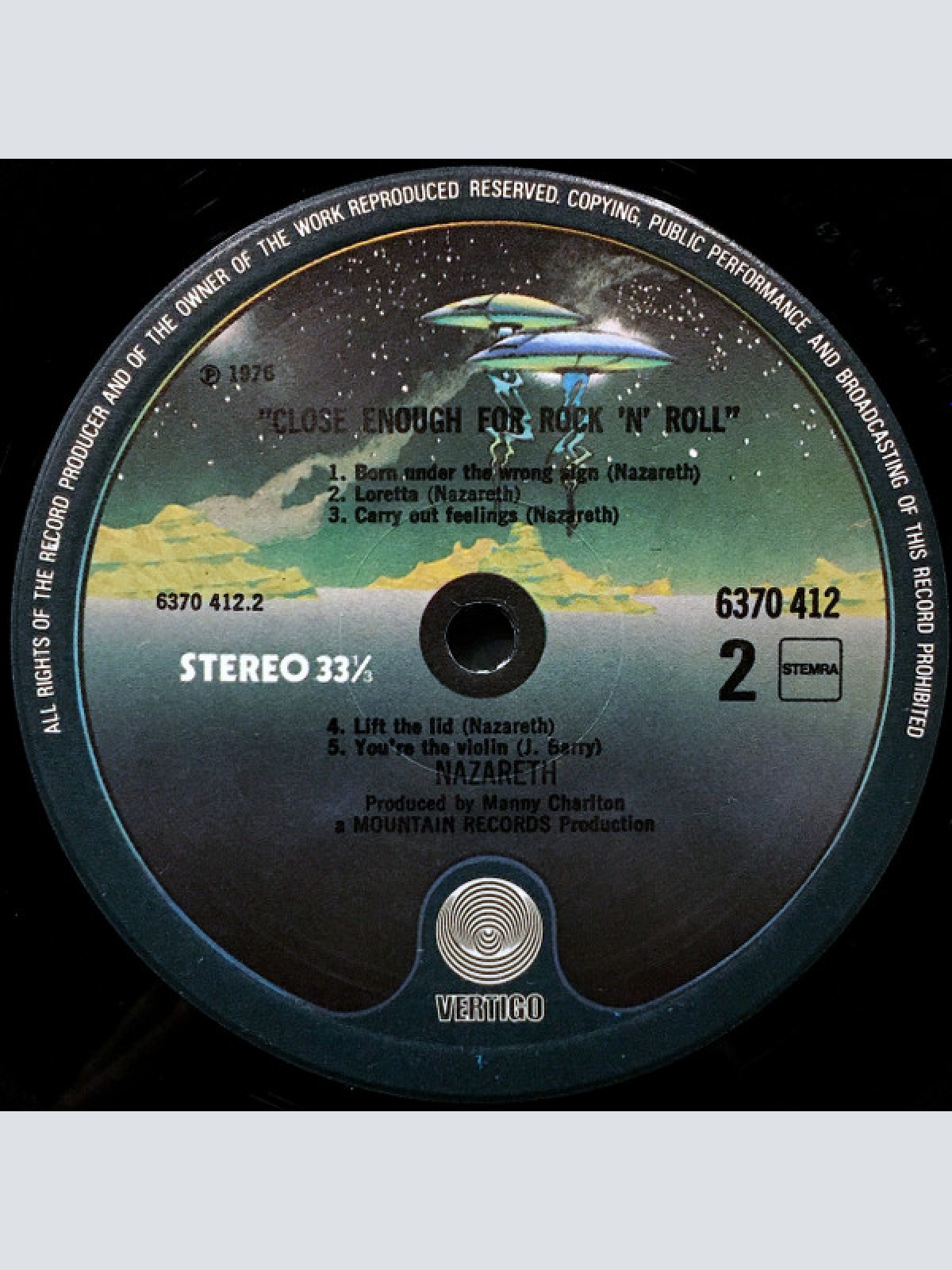 Vinyl / Nazareth (2) - Close Enough For Rock 'N' Roll