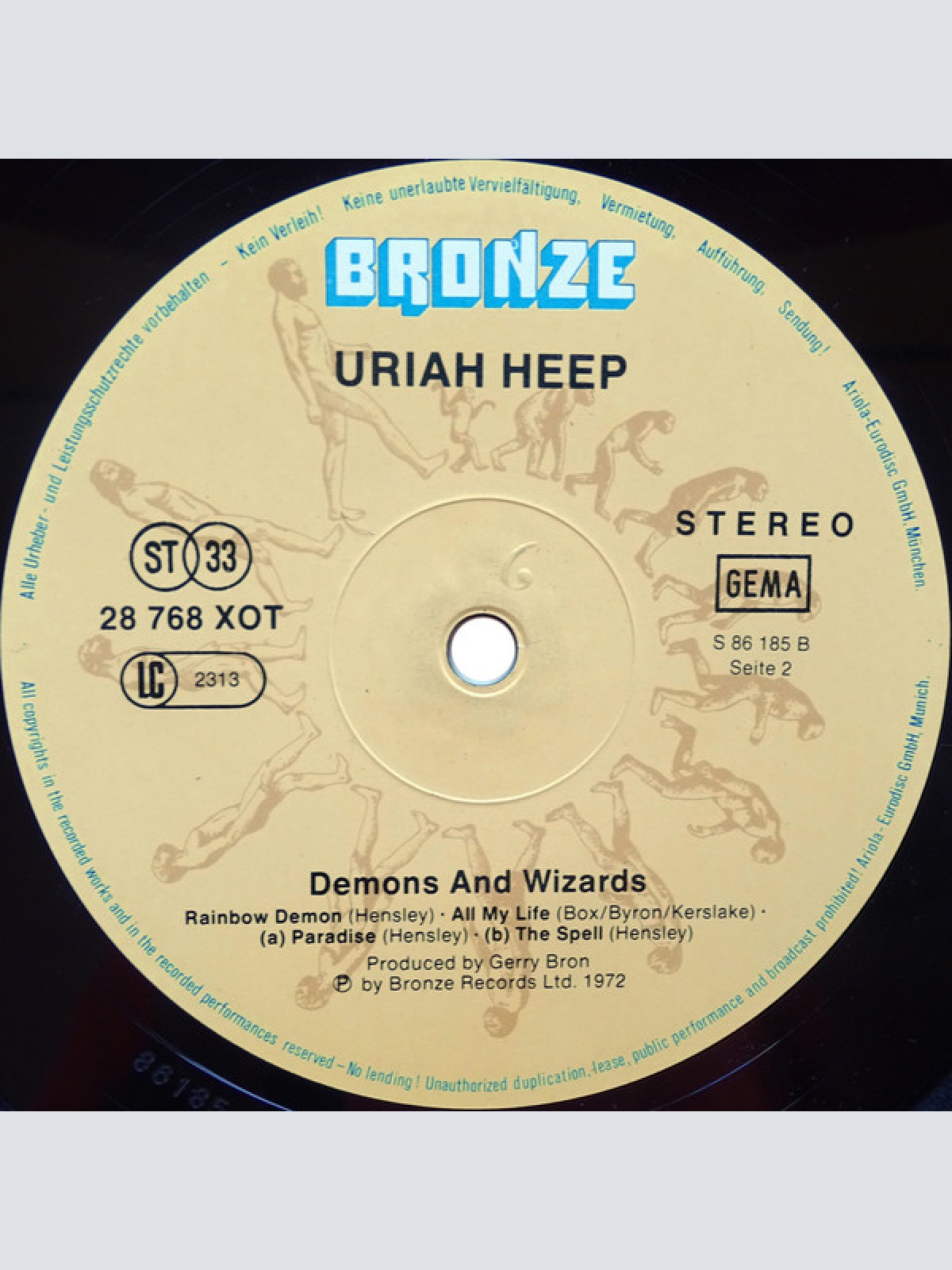 Vinyl / Uriah Heep - Demons And Wizards