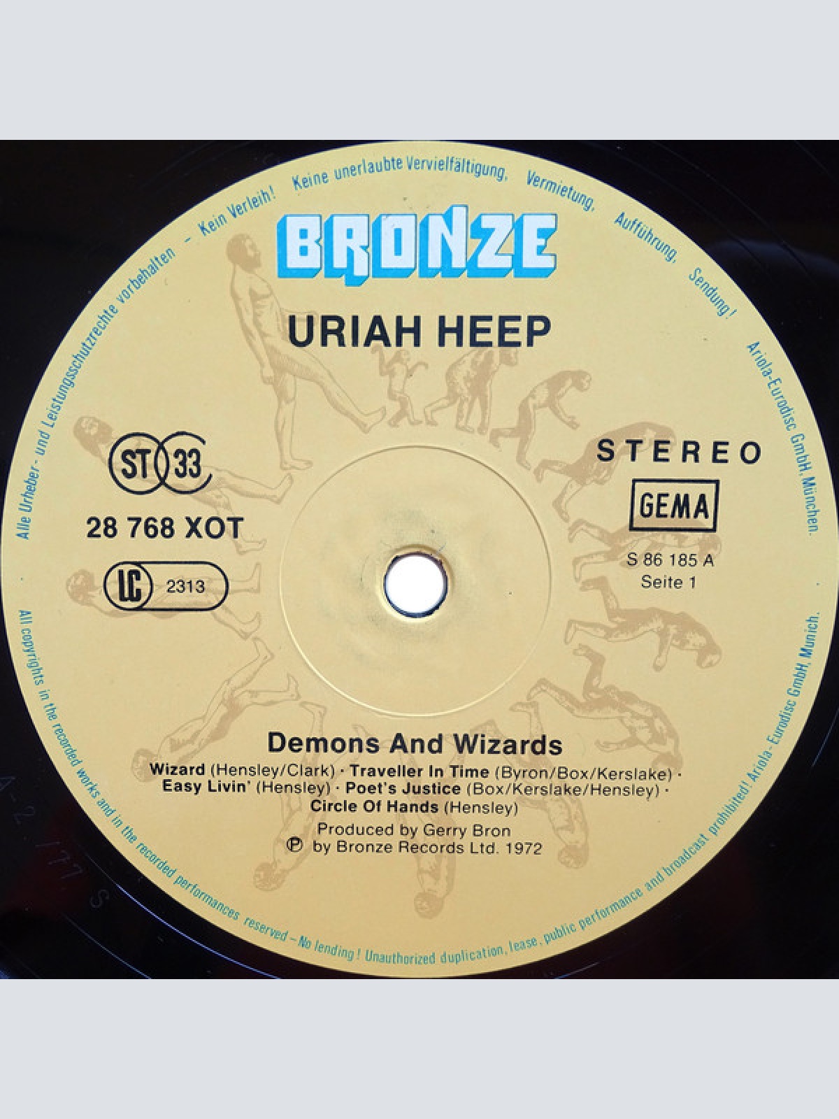 Vinyl / Uriah Heep - Demons And Wizards