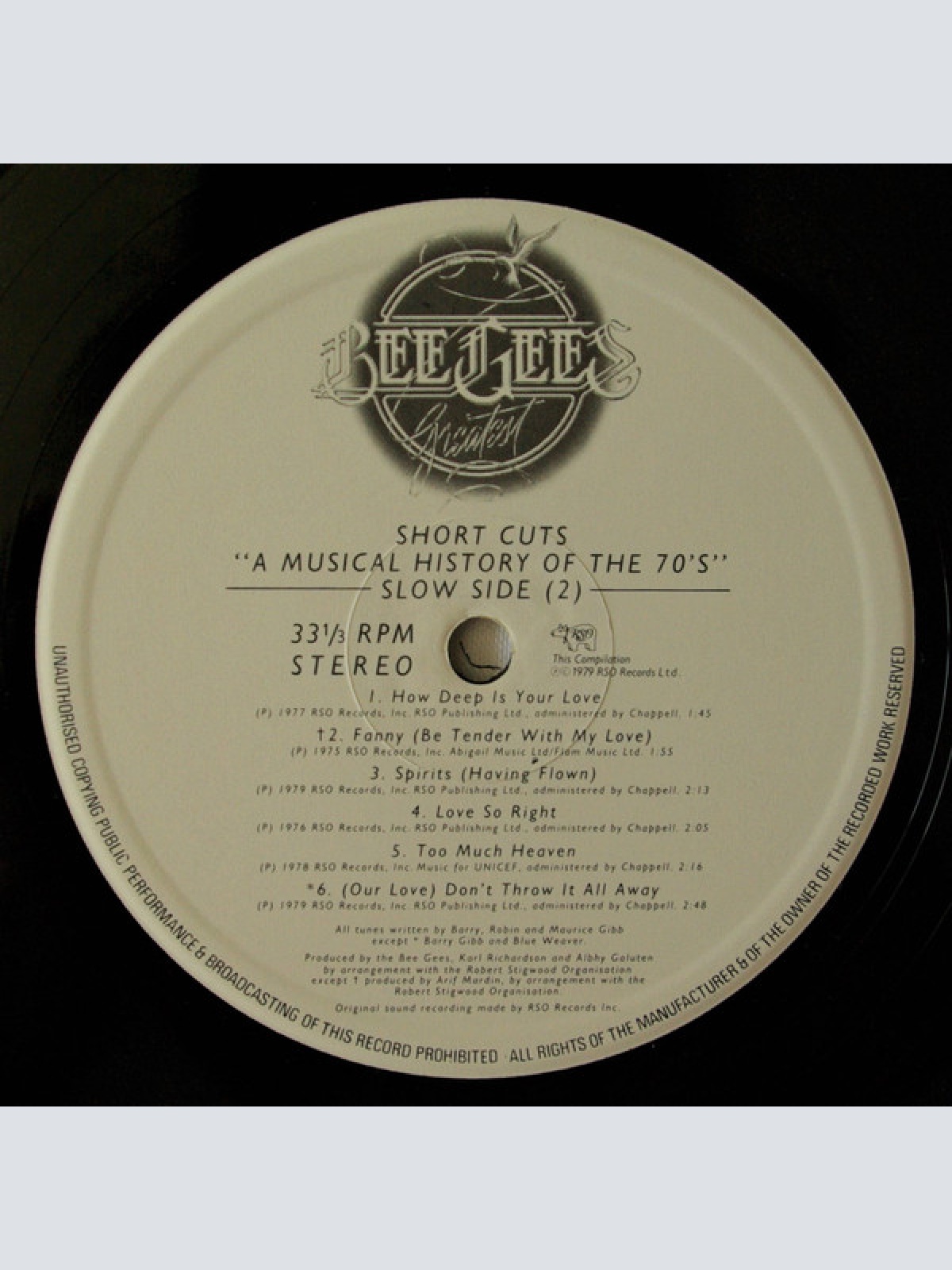 Vinyl / Bee Gees - Short Cuts