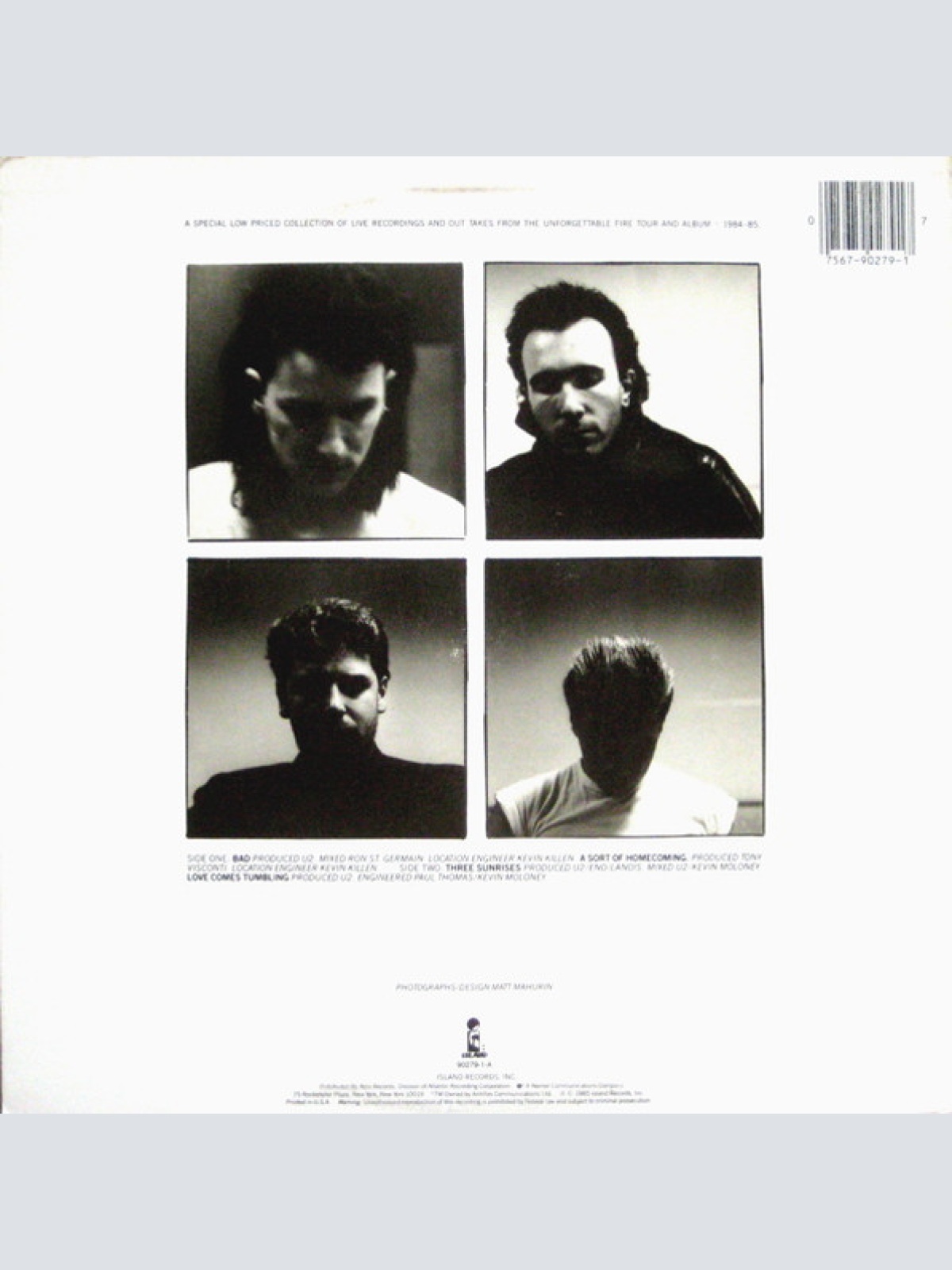 Vinyl / U2 - Wide Awake In America