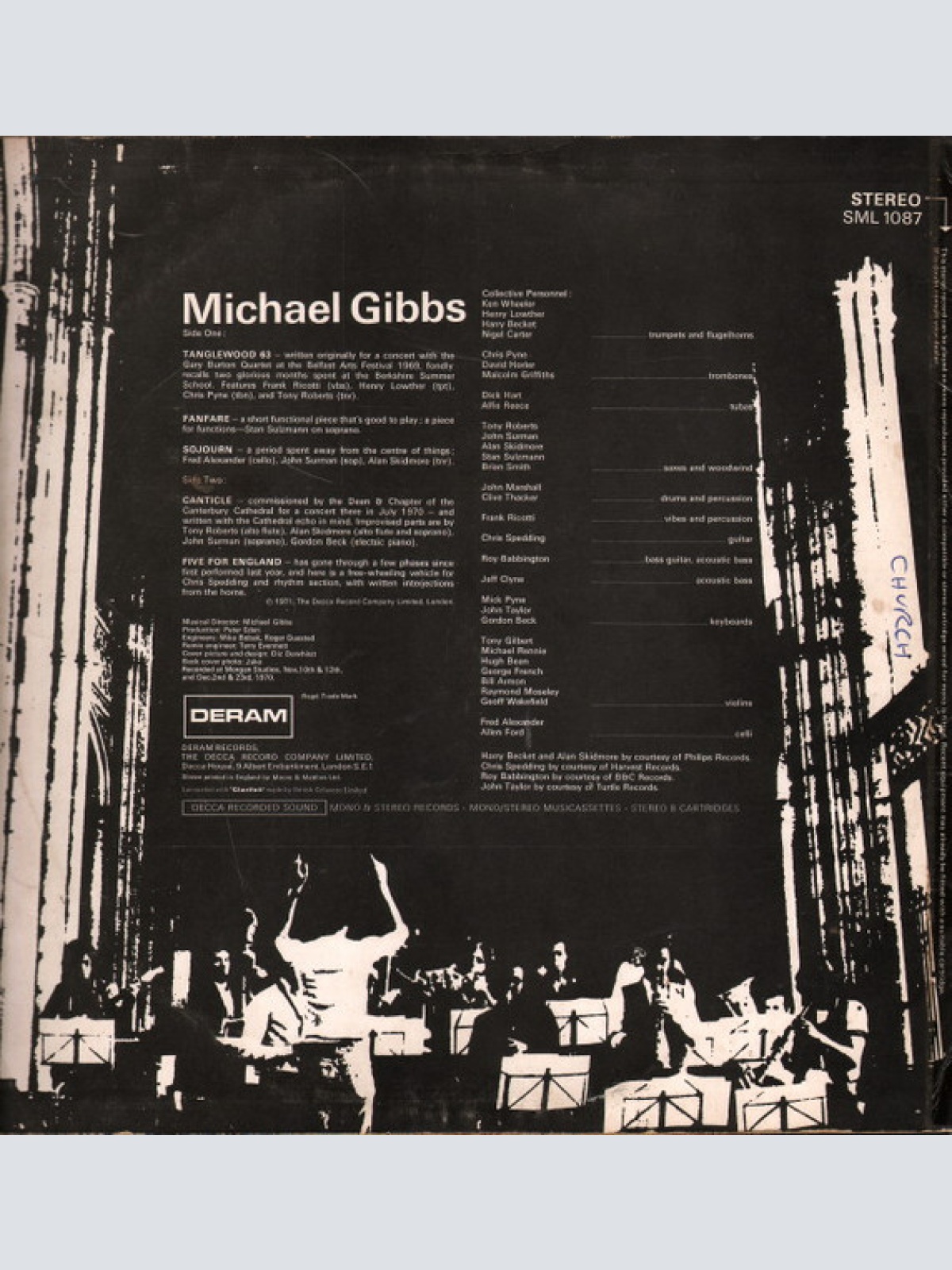 Vinyl / Michael Gibbs - Tanglewood 63