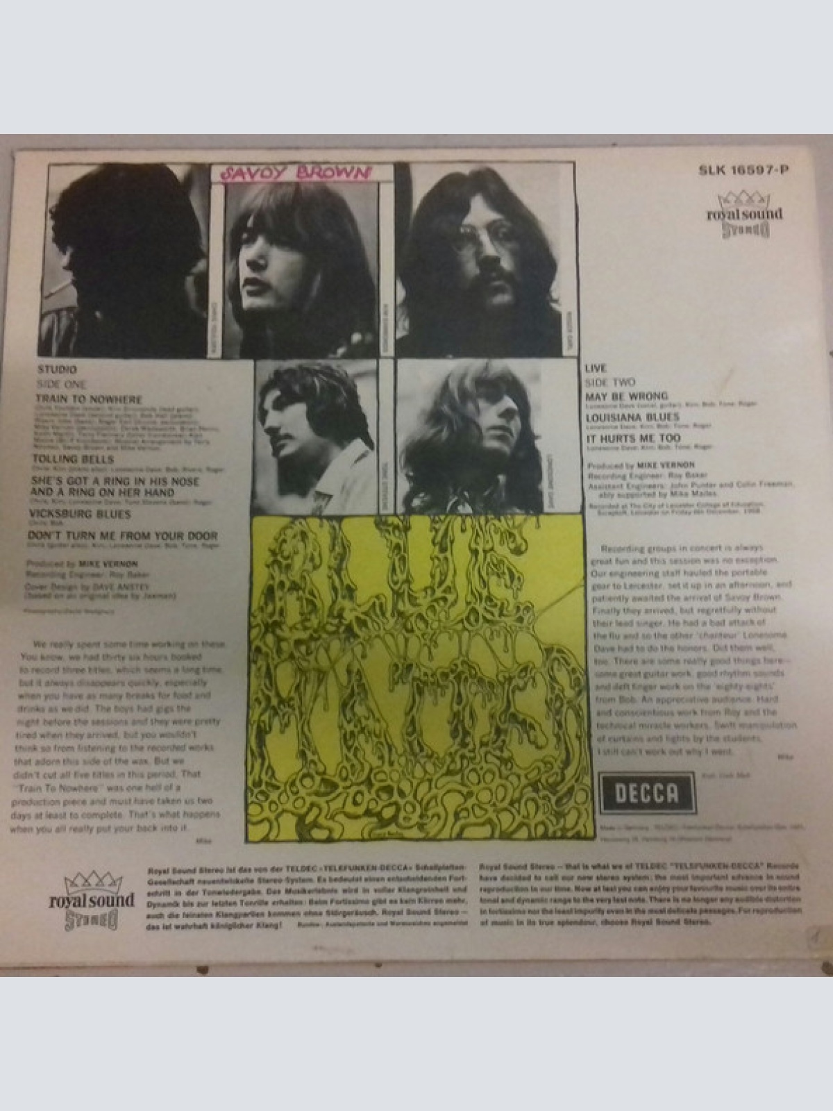 Vinyl / Savoy Brown - Blue Matter