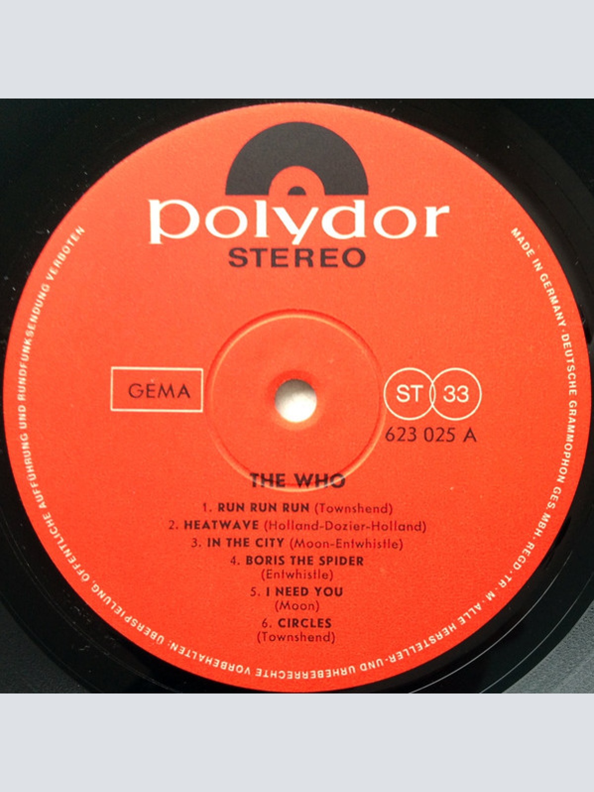 Vinyl / The Who - The Who