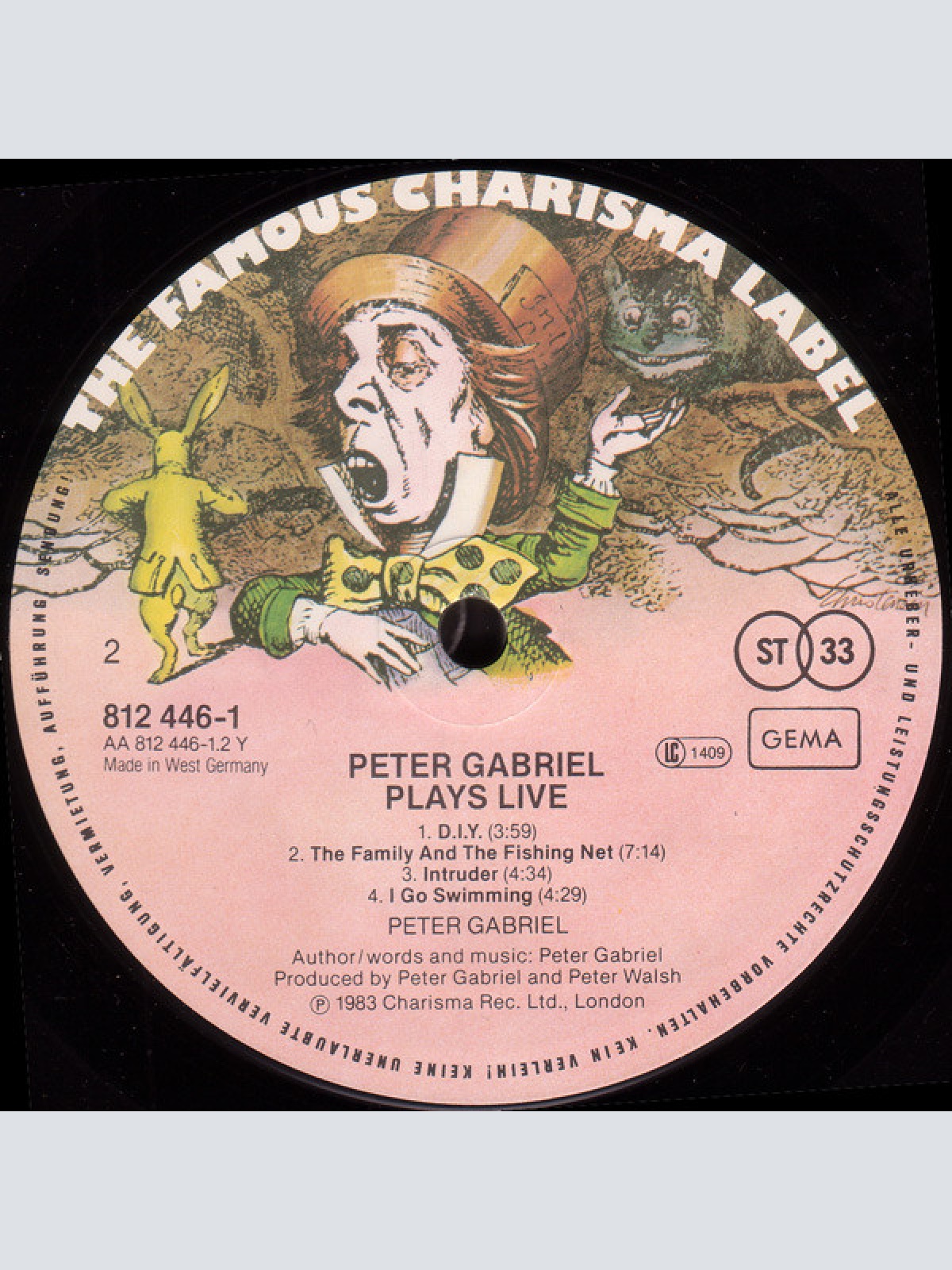 Vinyl / Peter Gabriel - Plays Live