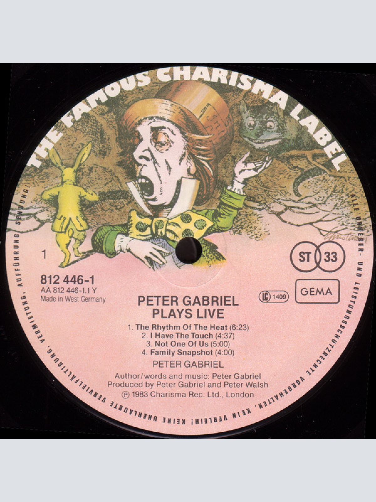 Vinyl / Peter Gabriel - Plays Live