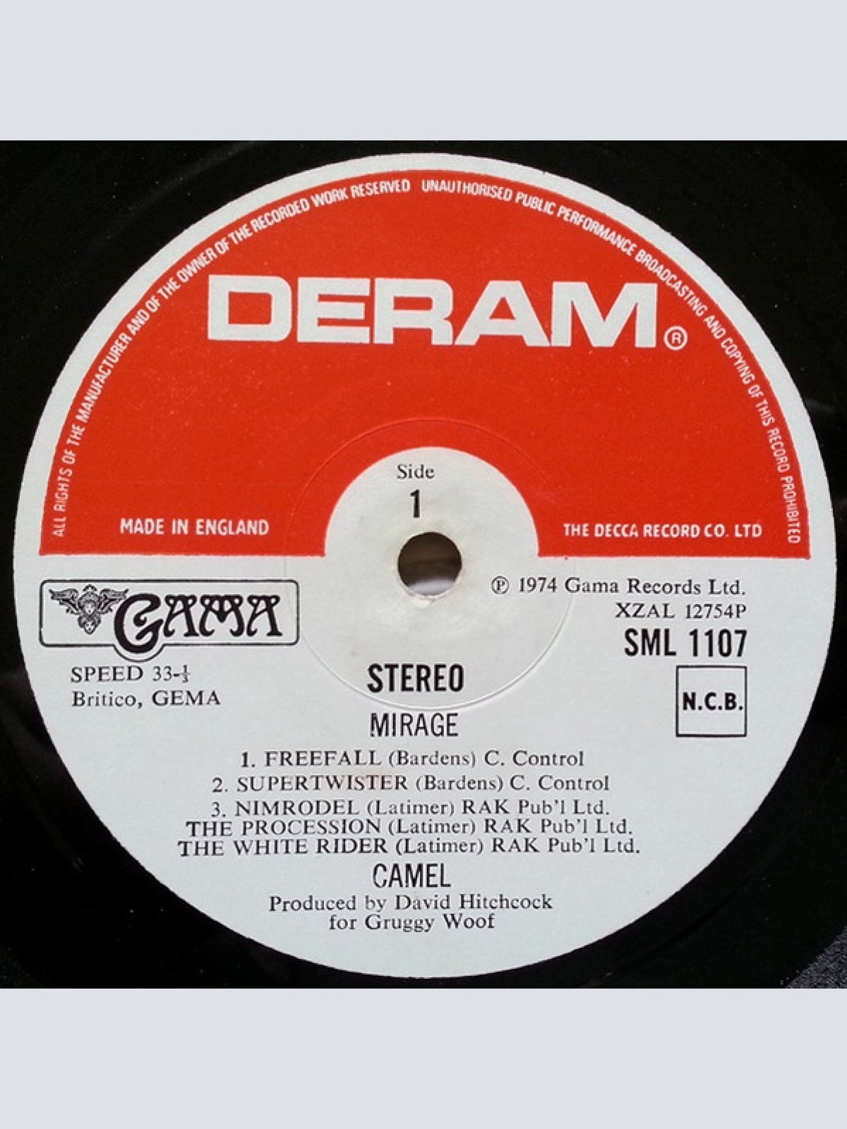 Vinyl / Camel - Mirage