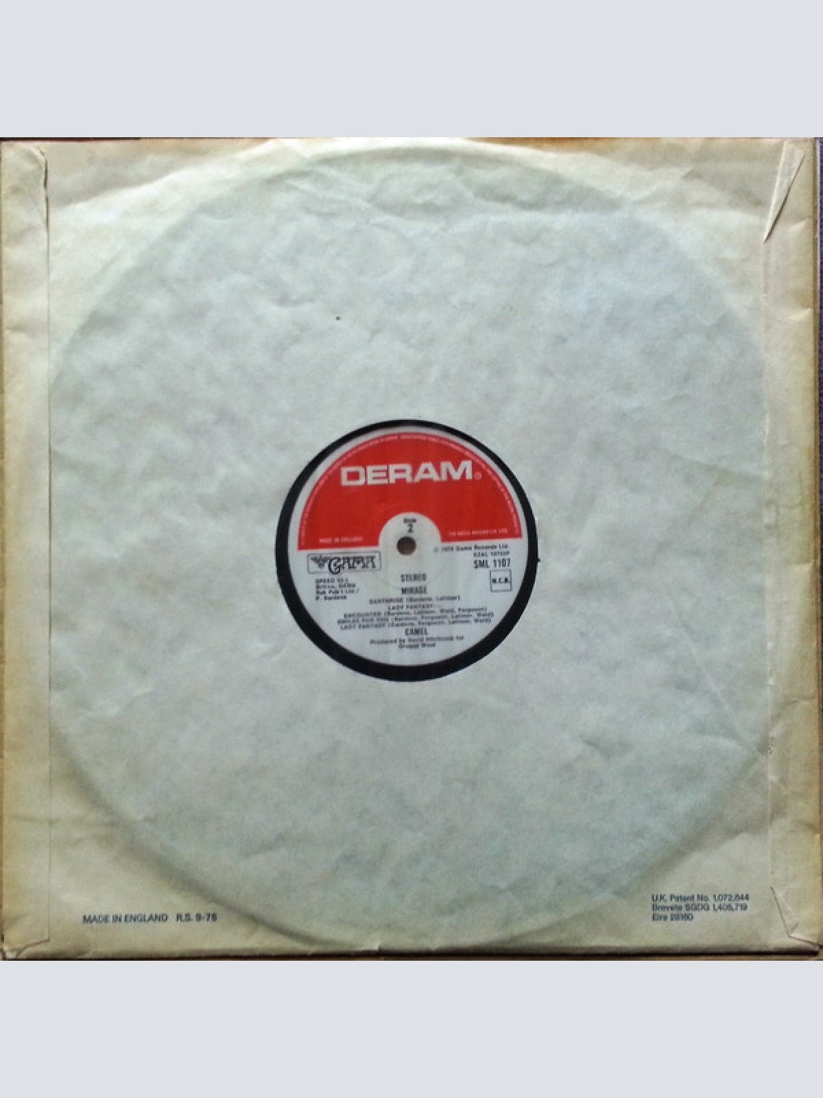 Vinyl / Camel - Mirage