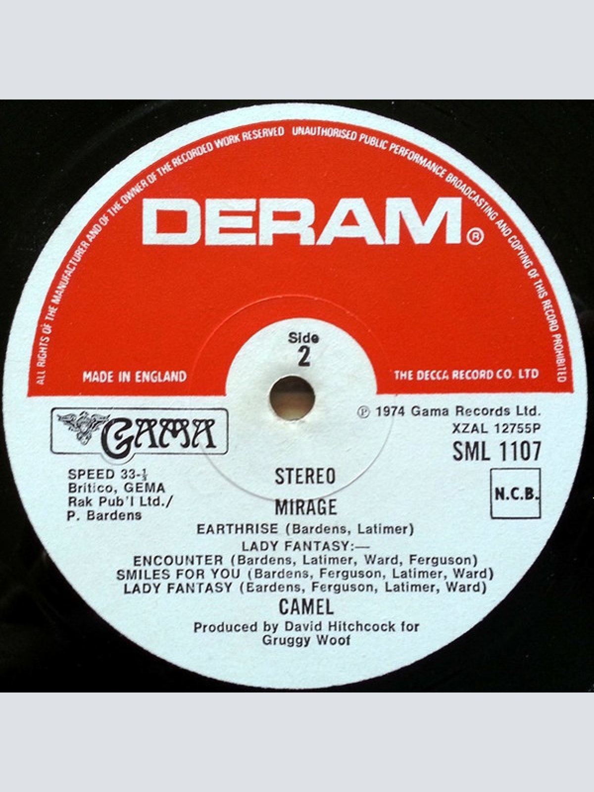 Vinyl / Camel - Mirage