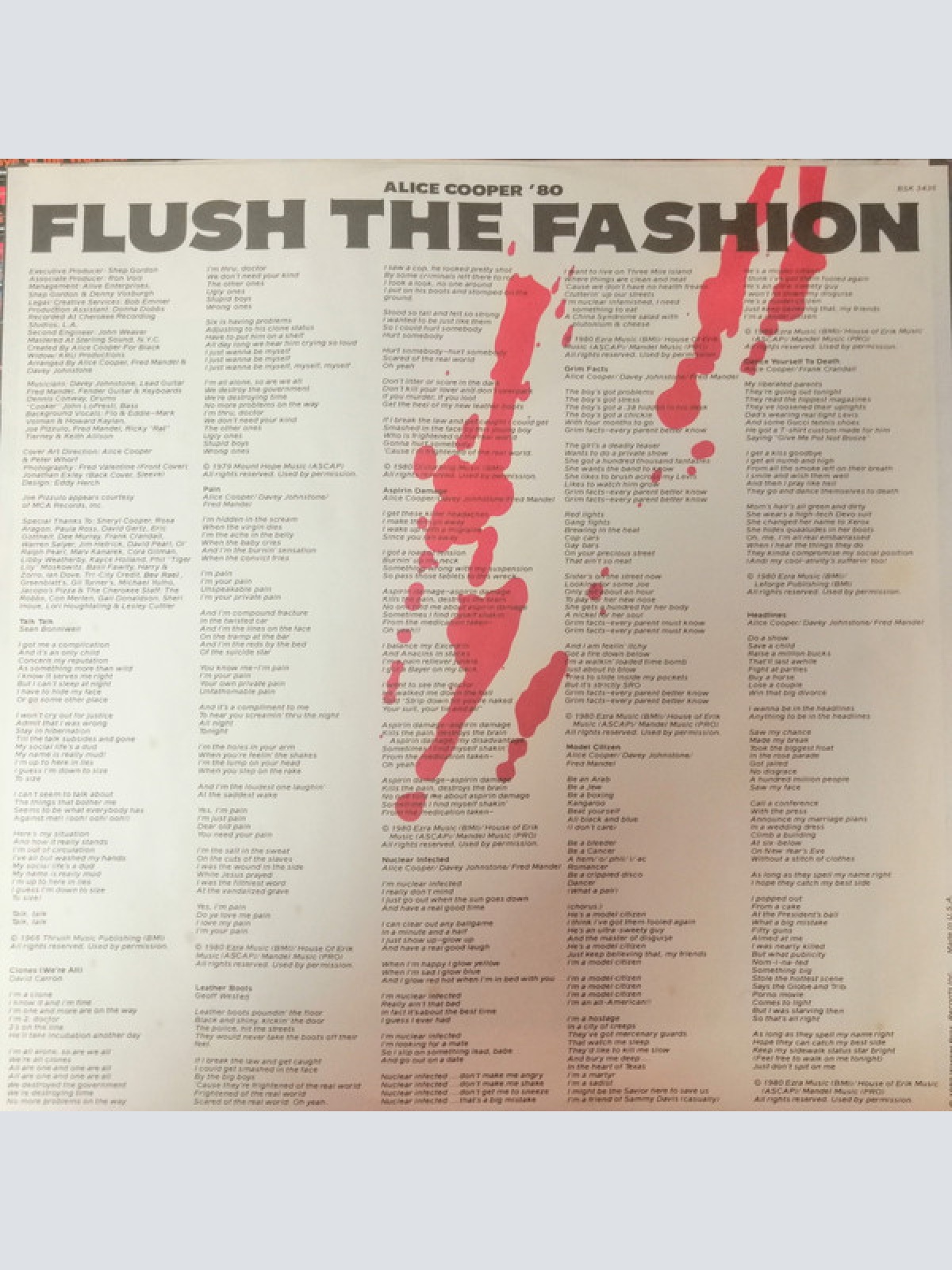 Vinyl / Alice Cooper (2) - Flush The Fashion