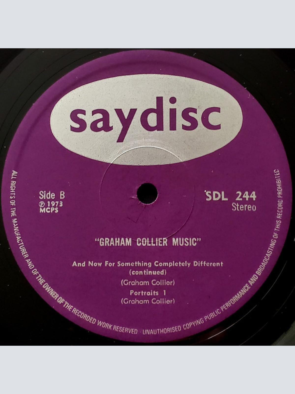 Vinyl / Graham Collier Music - Portraits