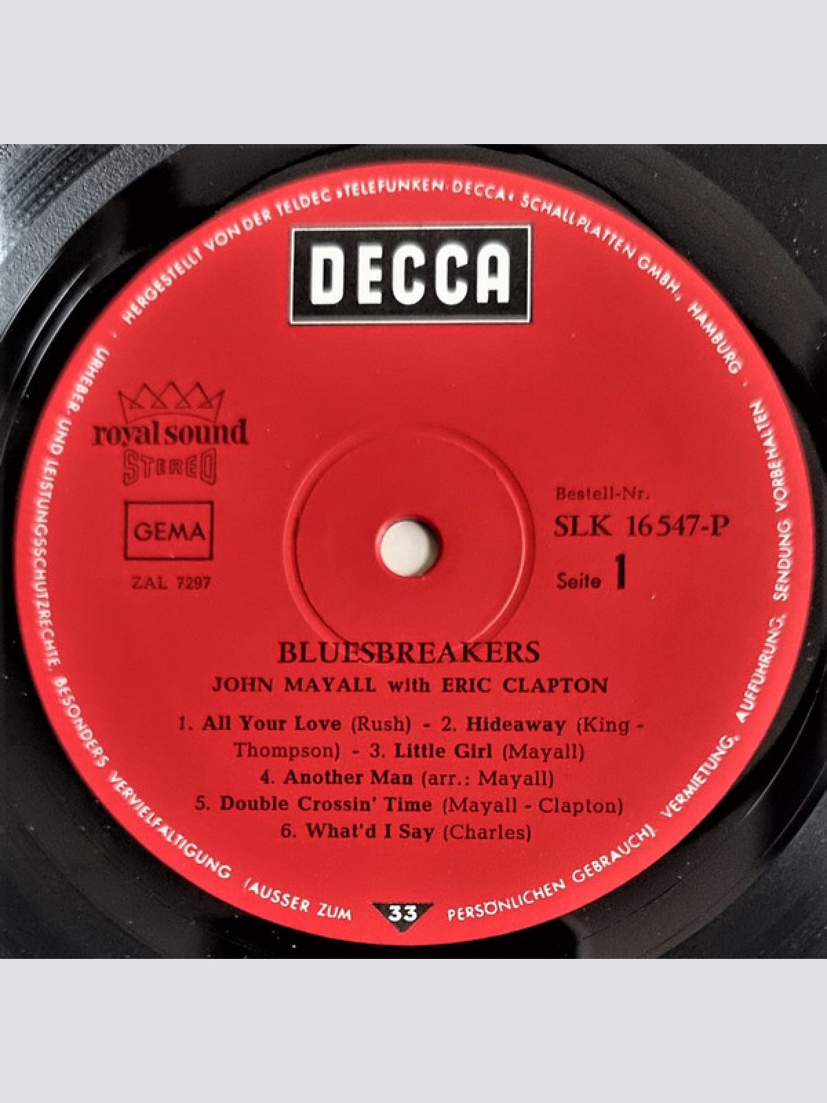 Vinyl / John Mayall With Eric Clapton - Blues Breakers