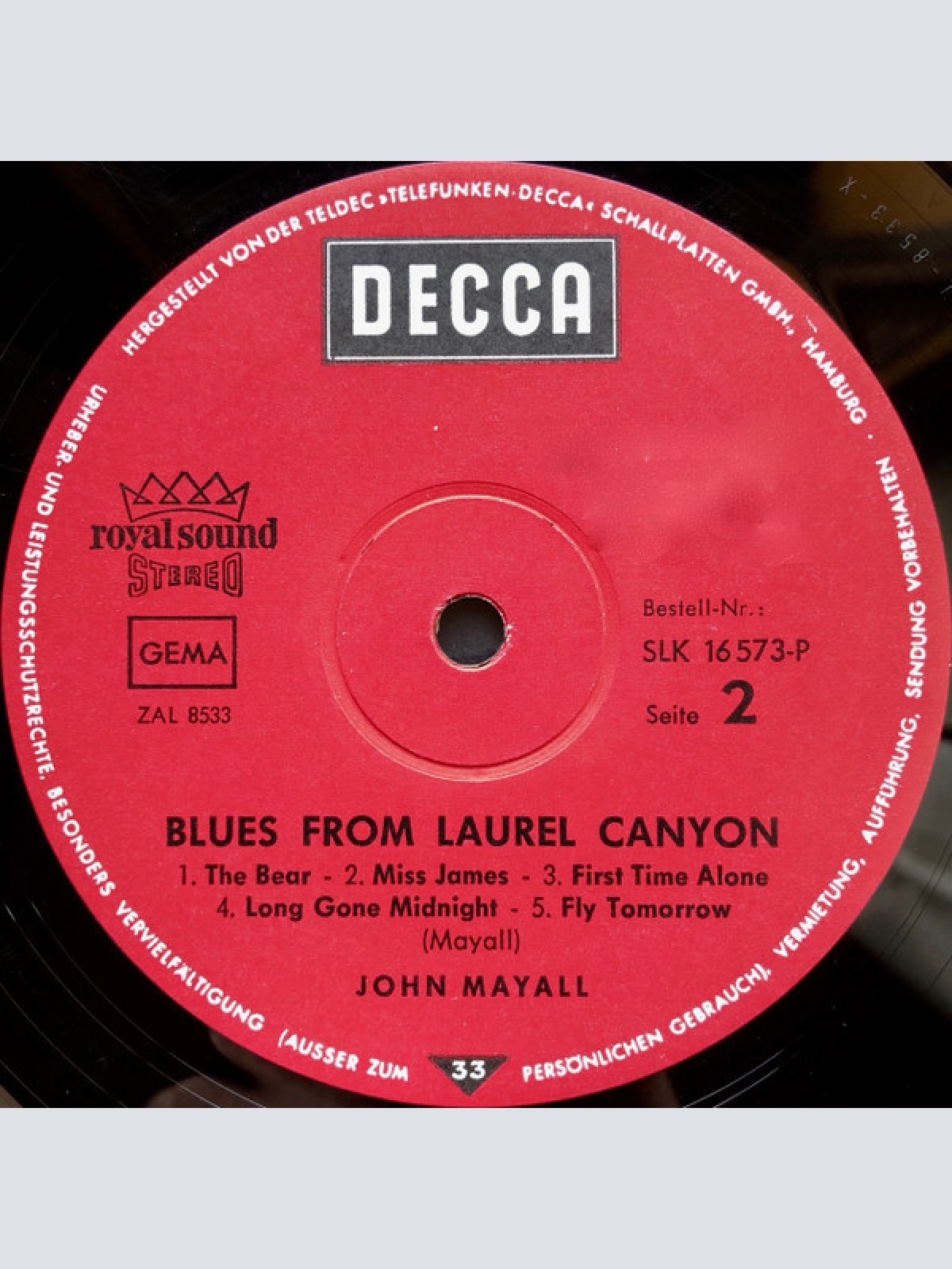 Vinyl / John Mayall - Blues From Laurel Canyon