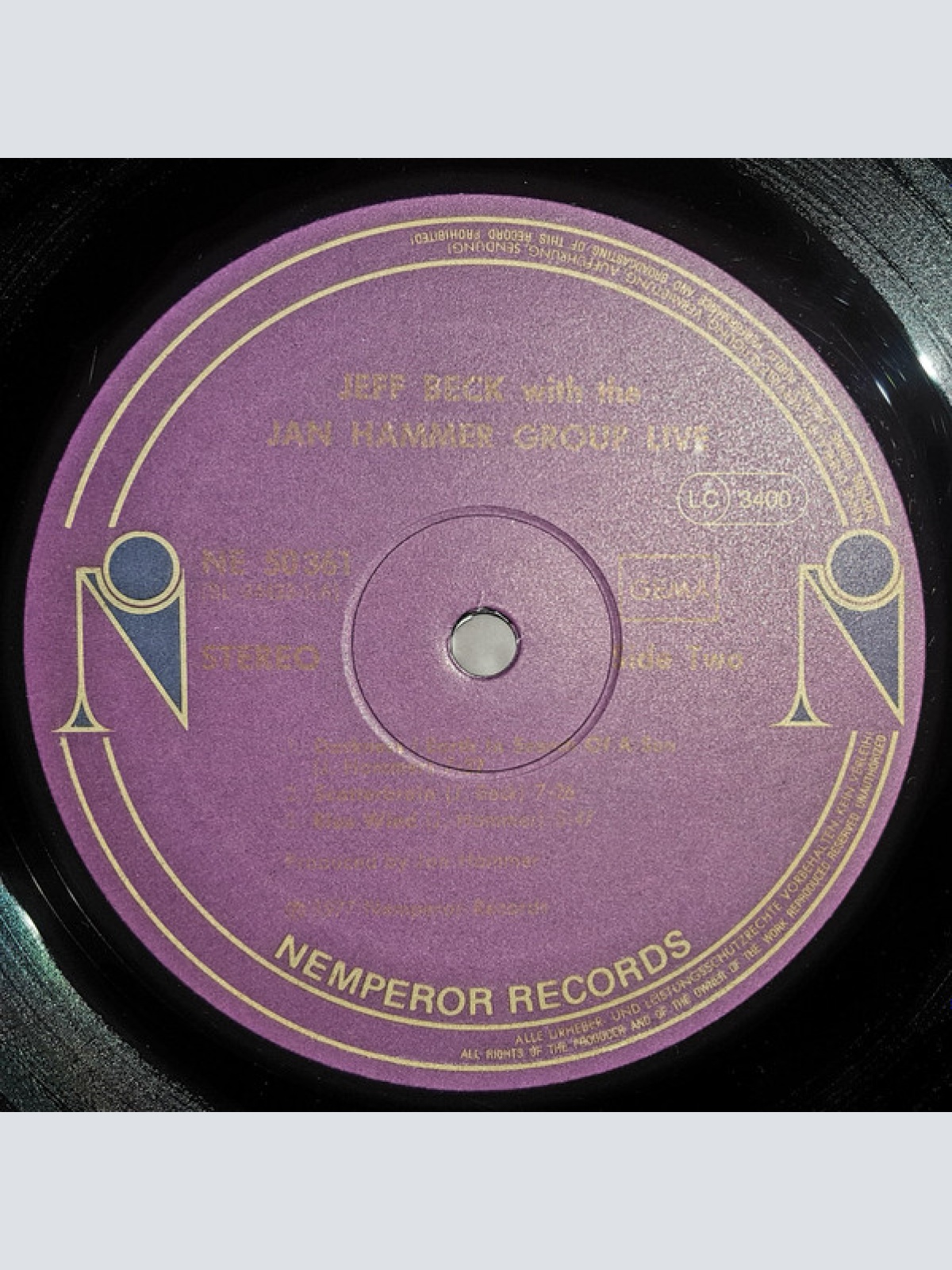 Vinyl / Jeff Beck With The Jan Hammer Group - Live