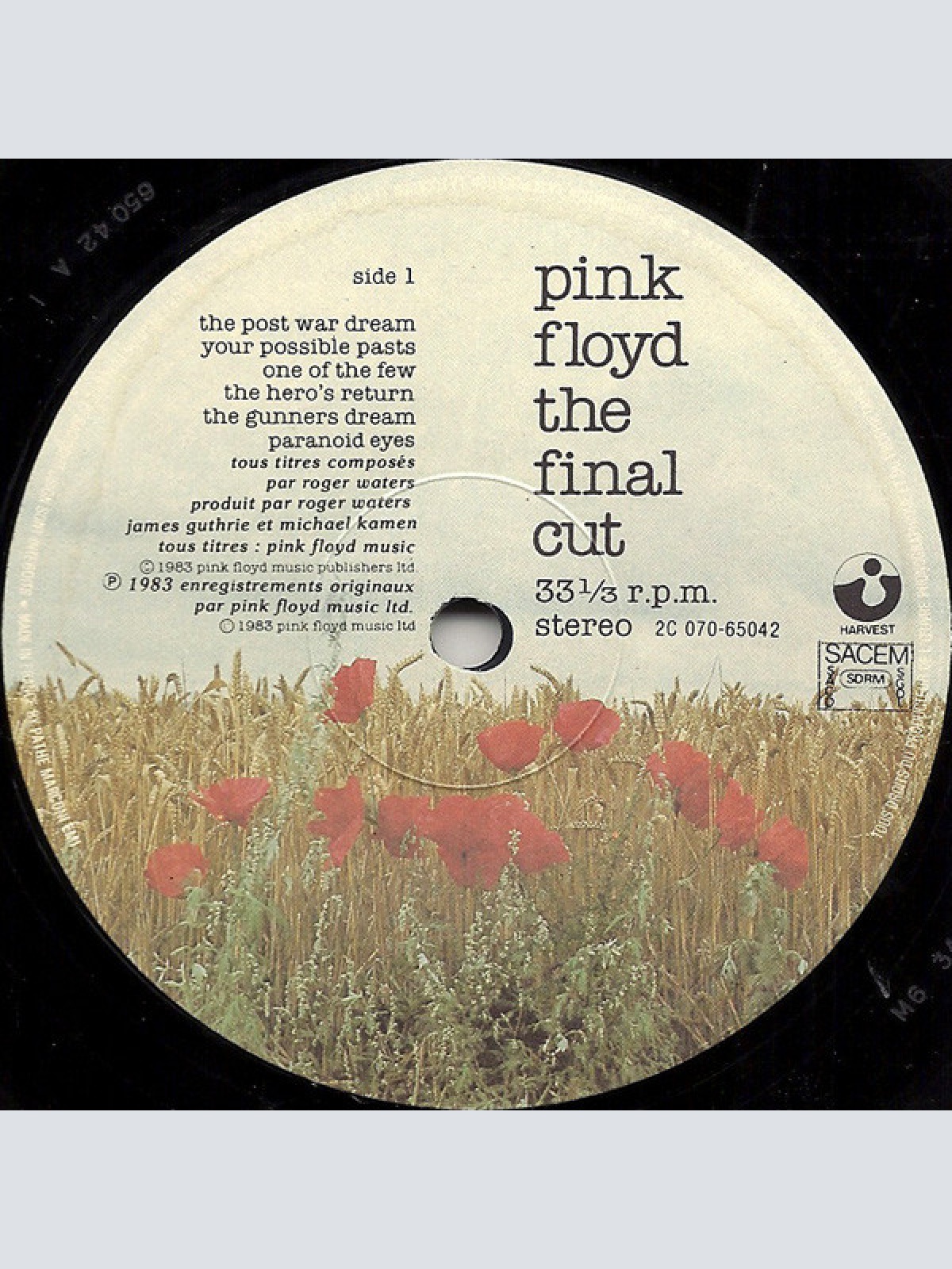 Vinyl / Pink Floyd - The Final Cut