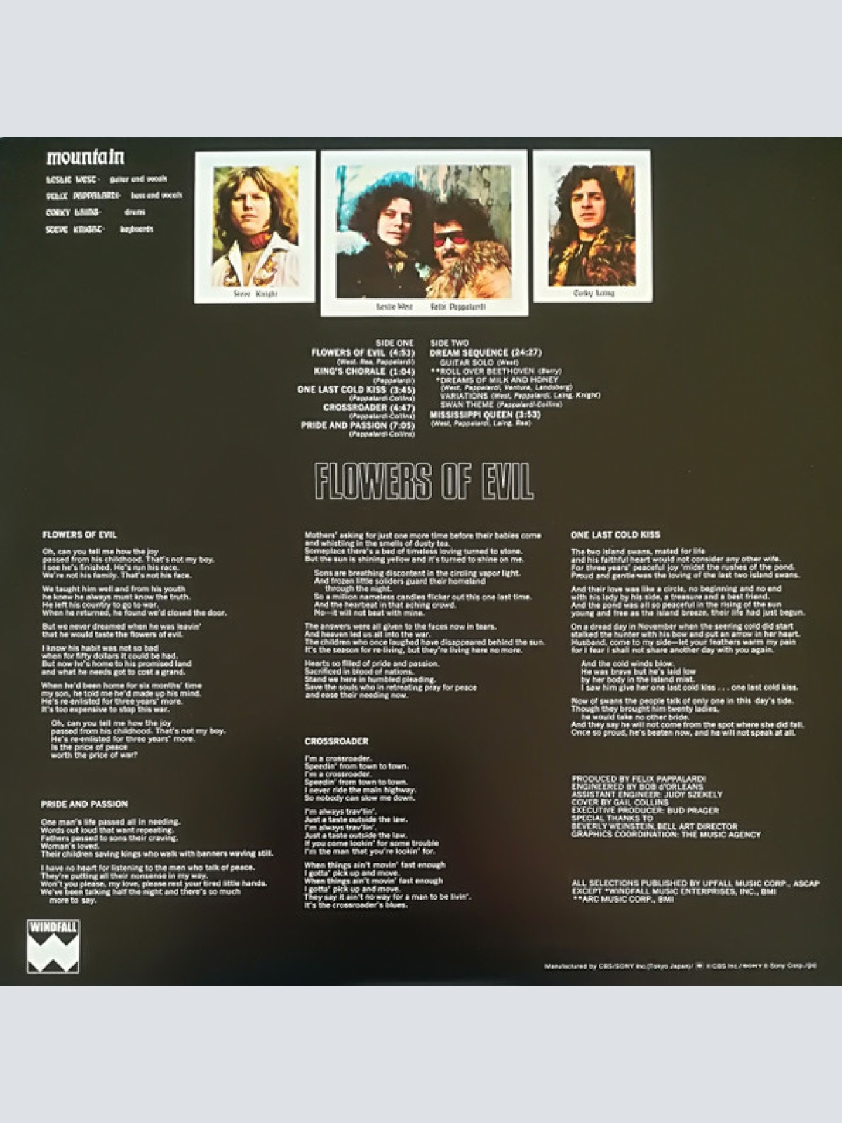 Vinyl / Mountain - Flowers Of Evil